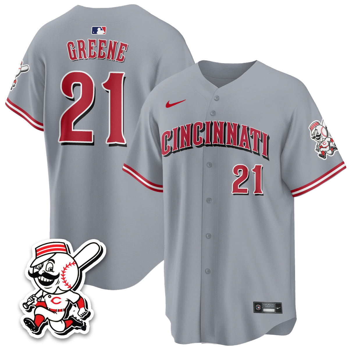 Cincinnati Reds 2026 City Connect Limited Vapor Jersey - Stitched