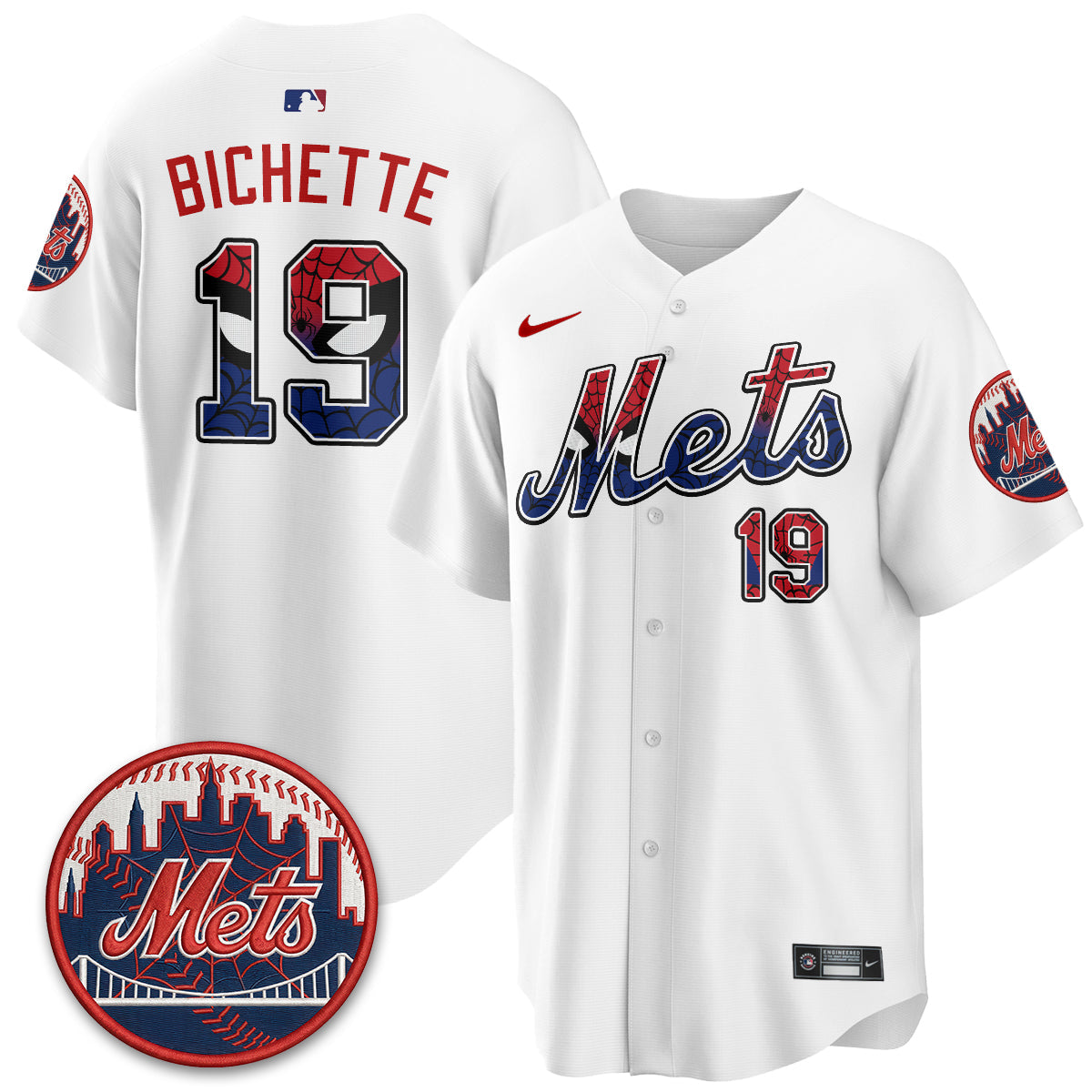 New York Mets x Web-Head Vapor Premier Limited Jersey - Stitched V2