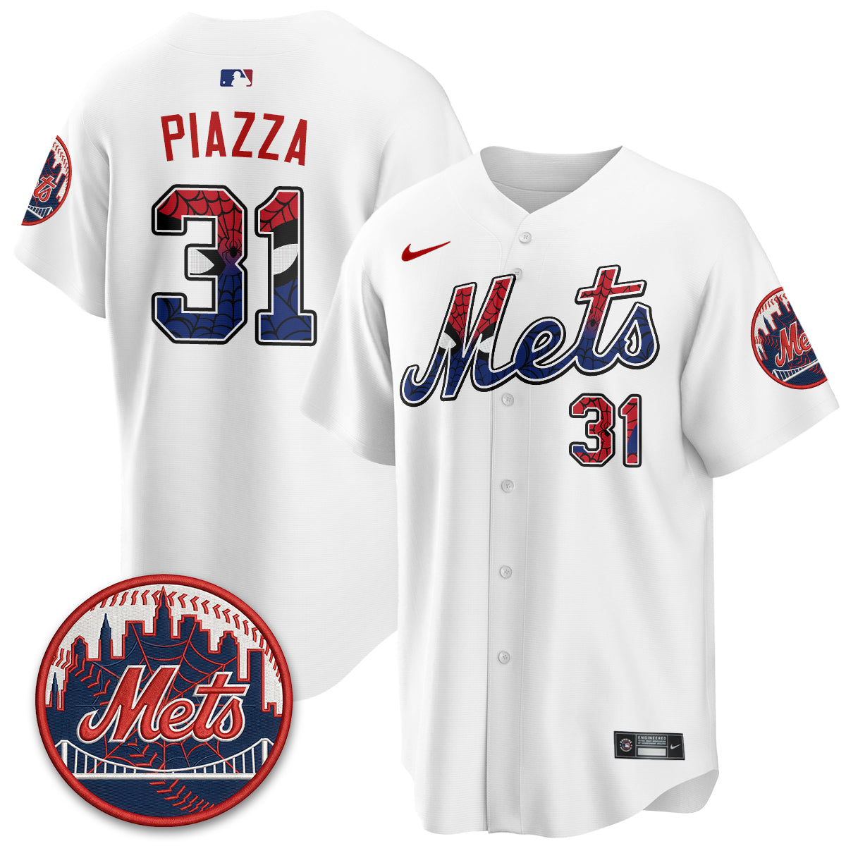 New York Mets x Web-Head Vapor Premier Limited Jersey - Stitched V2