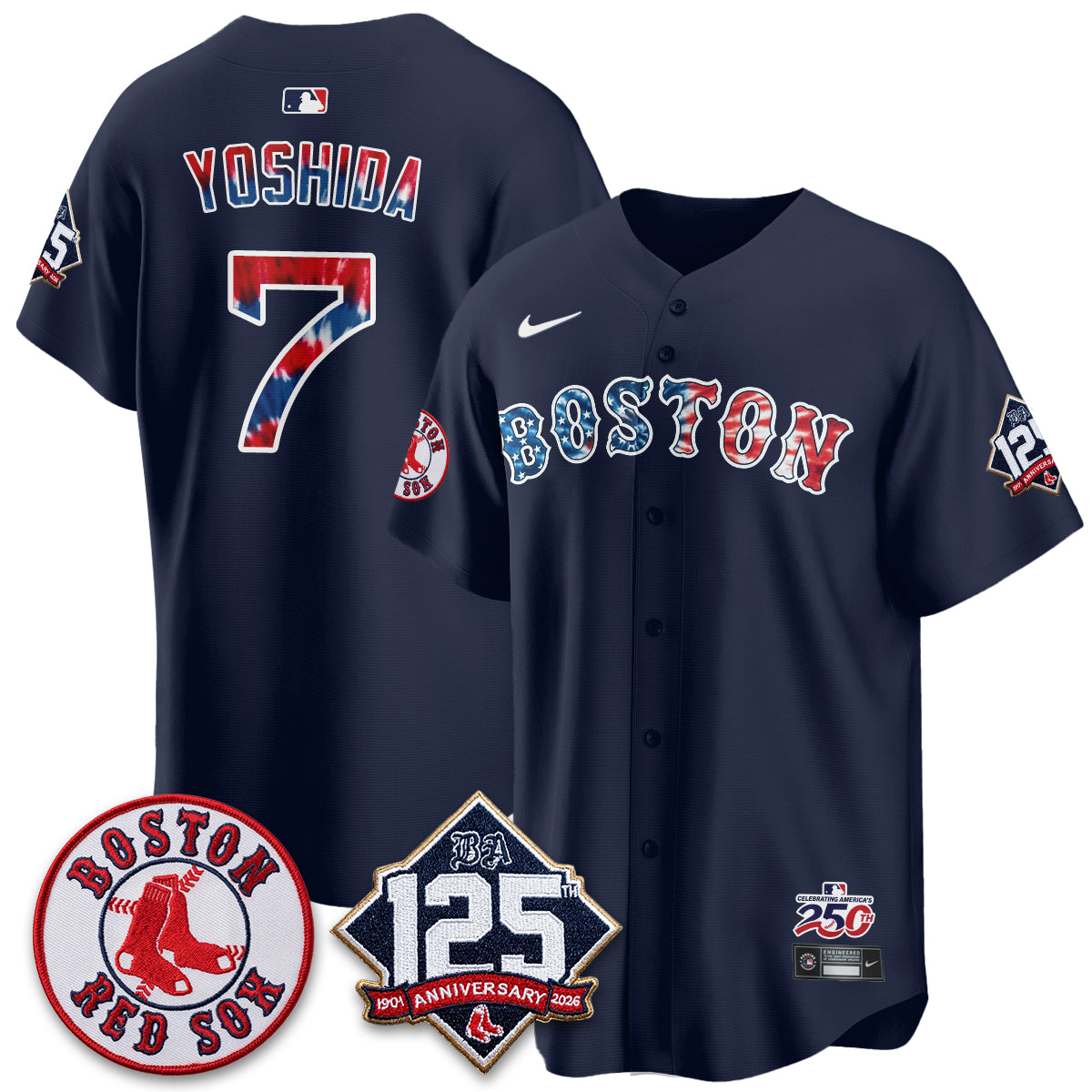 Boston Red Sox Americana 2026 Vapor Limited Jersey - Stitched