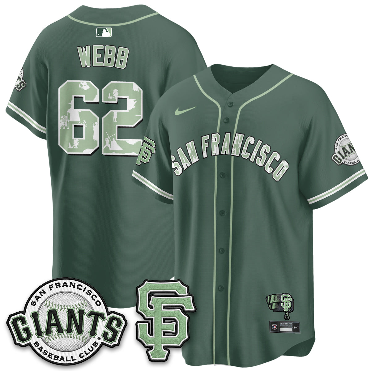 San Francisco Giants 2026 SW Vapor Limited Jersey - Stitched