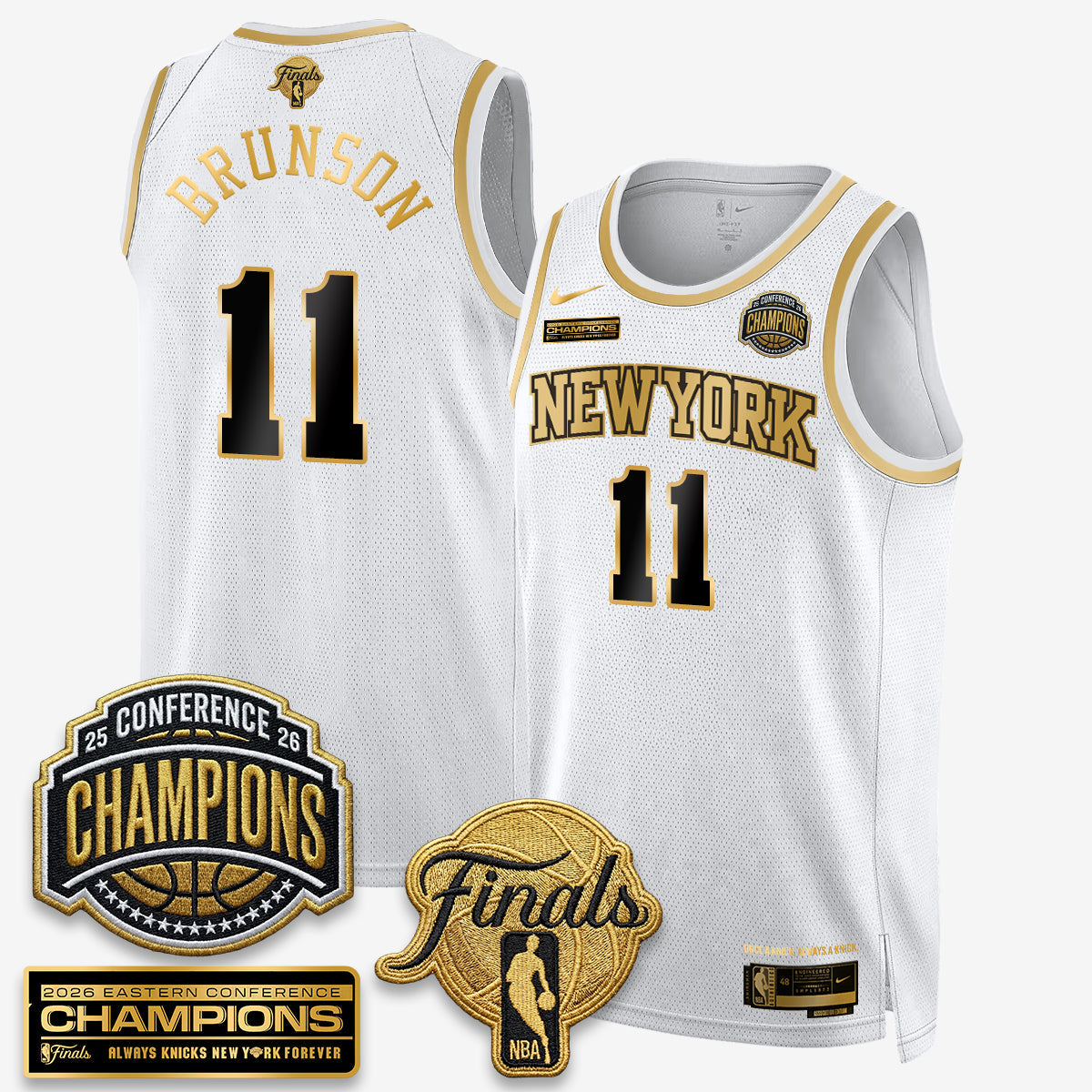 New York Knicks 2026 Basketball Eastern Conference Champions Vapor Special Edition Jersey - Stitched-Cuztomshoes