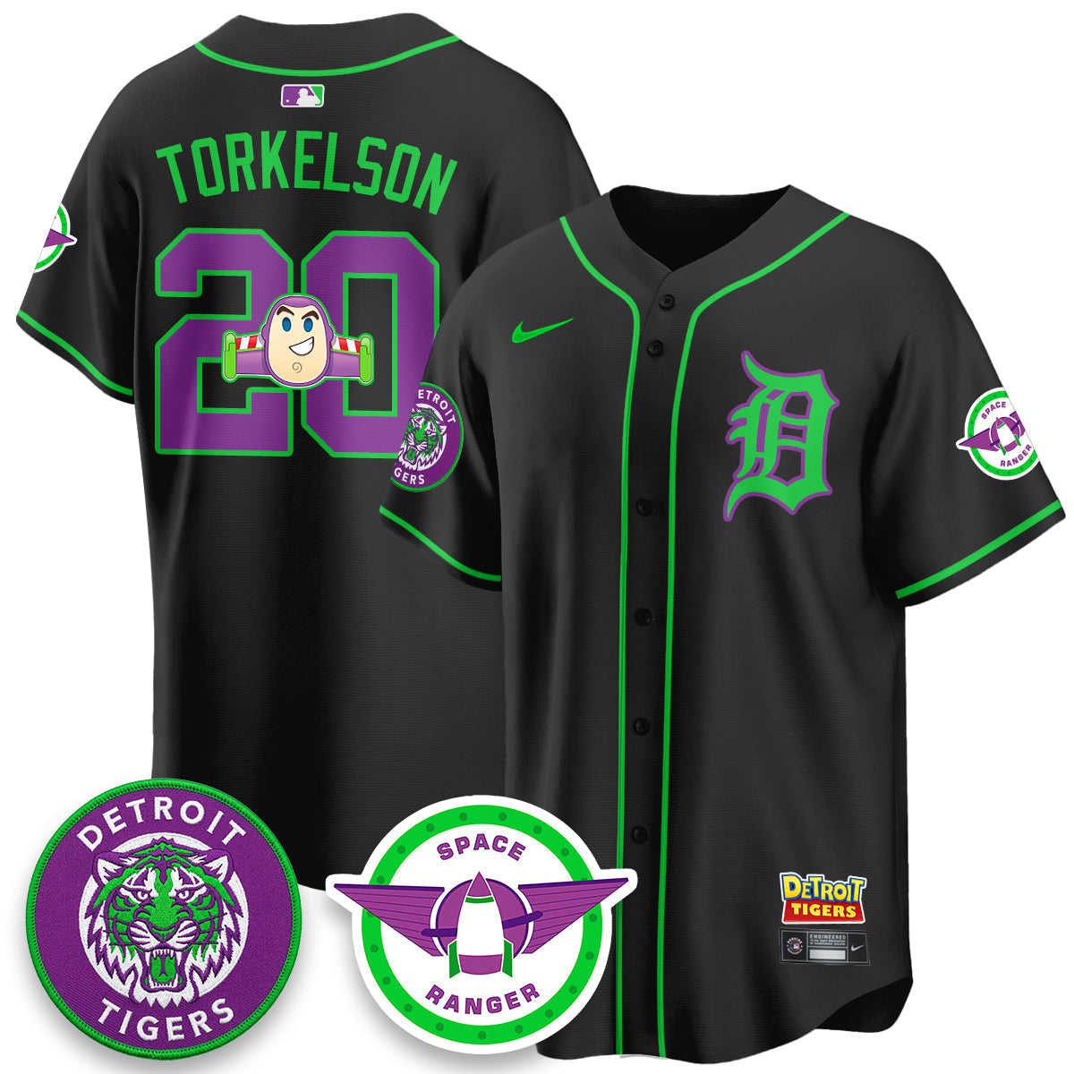 Detroit Tigers 2026 Space Ranger Edition Vapor Limited Jersey - Stitched