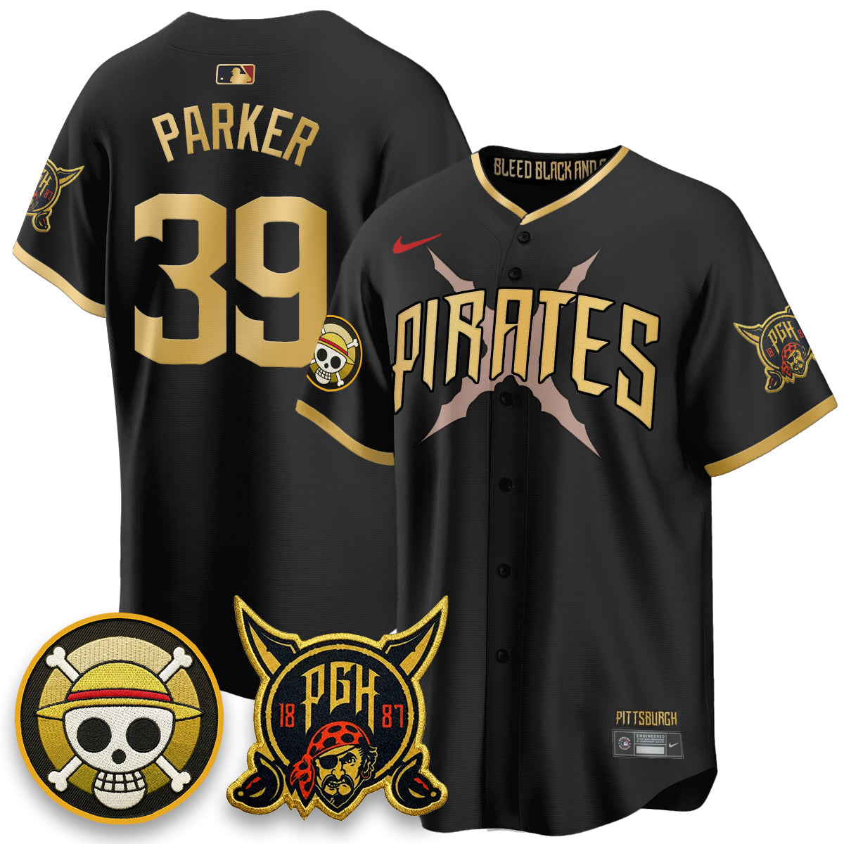 Pittsburgh Pirates 2026 City Connect x OP Vapor Limited Jersey - Stitched