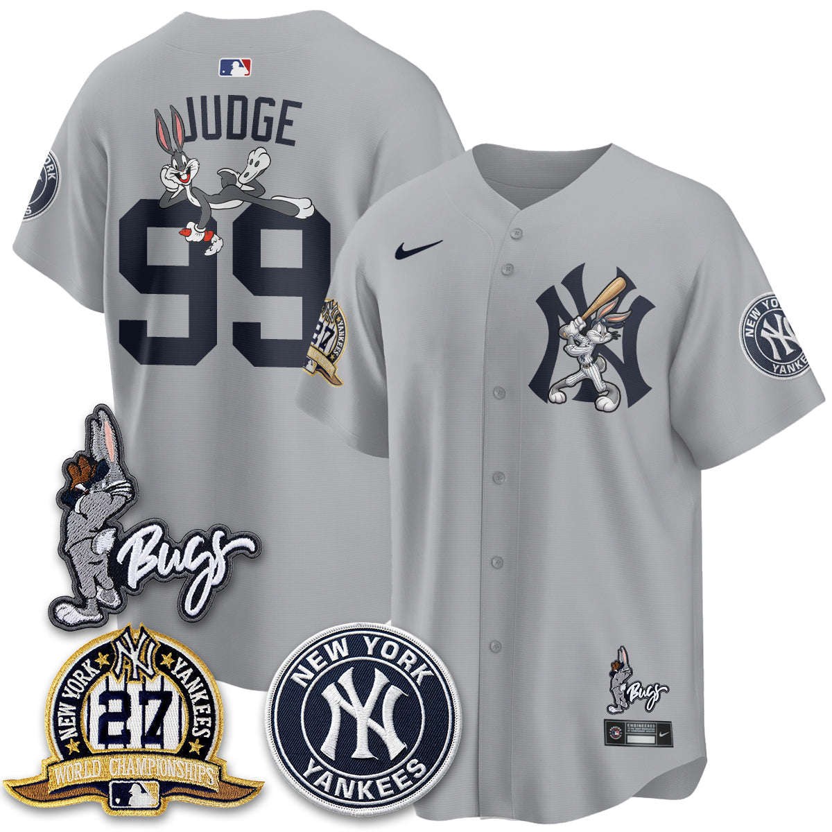 New York Yankees Bunny Vapor Limited Jersey - Stitched