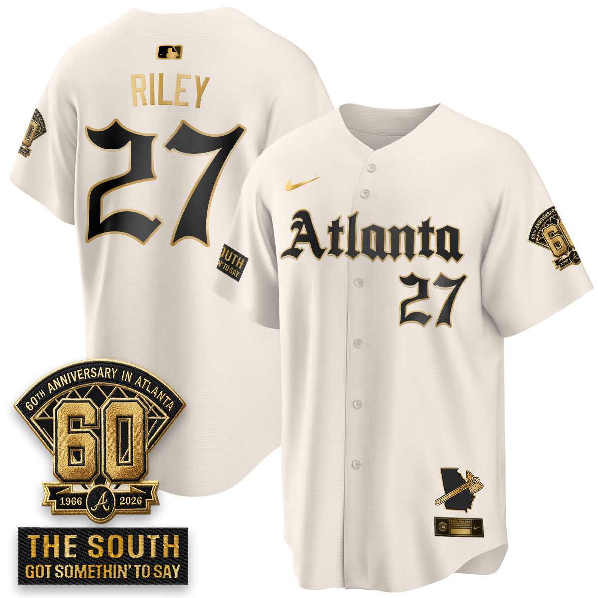 Atlanta Braves 2026 Gothic Edition Vapor Limited Jersey - Stitched V2