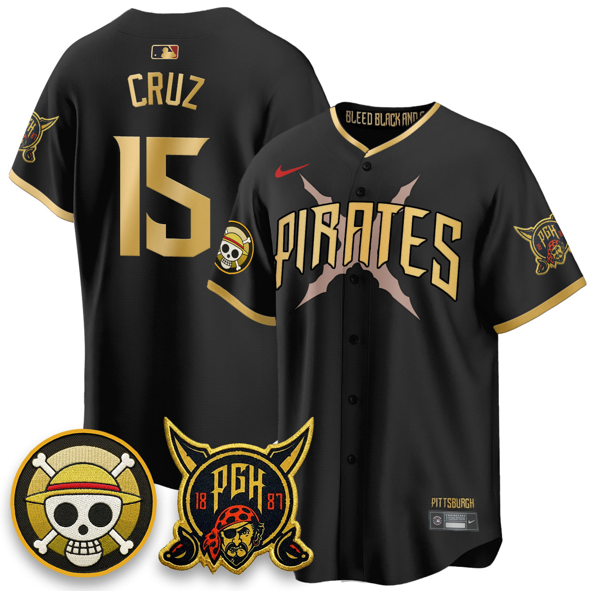 Pittsburgh Pirates 2026 City Connect x OP Vapor Limited Jersey - Stitched