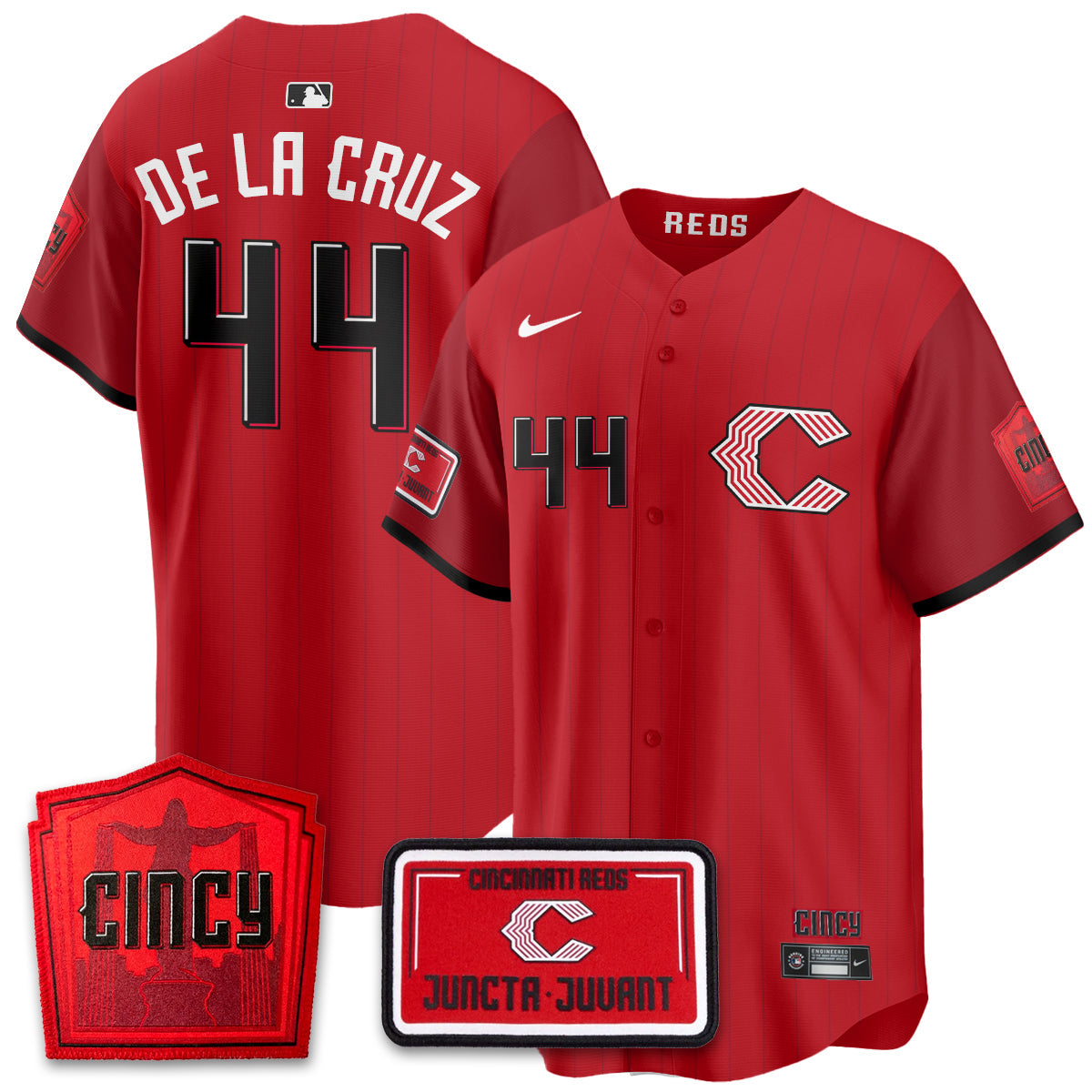 Cincinnati Reds 2026 City Connect Limited Premier Vapor Jersey - Stitched