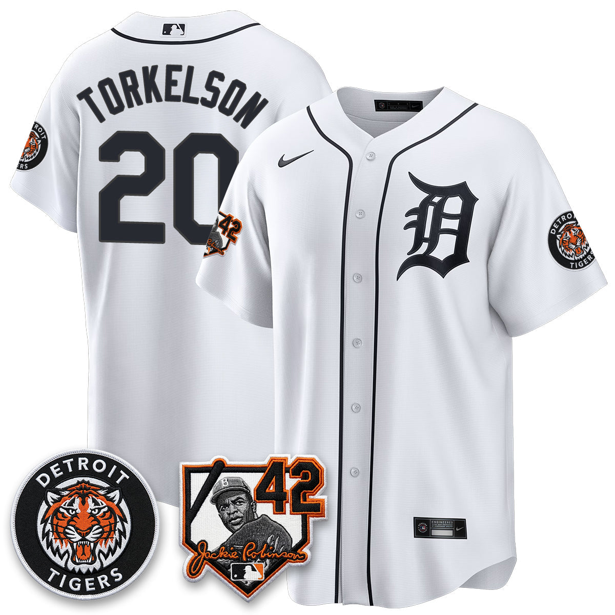 Detroit Tigers 2026 Jackie Robinson Day Vapor Limited Jersey - Stitched
