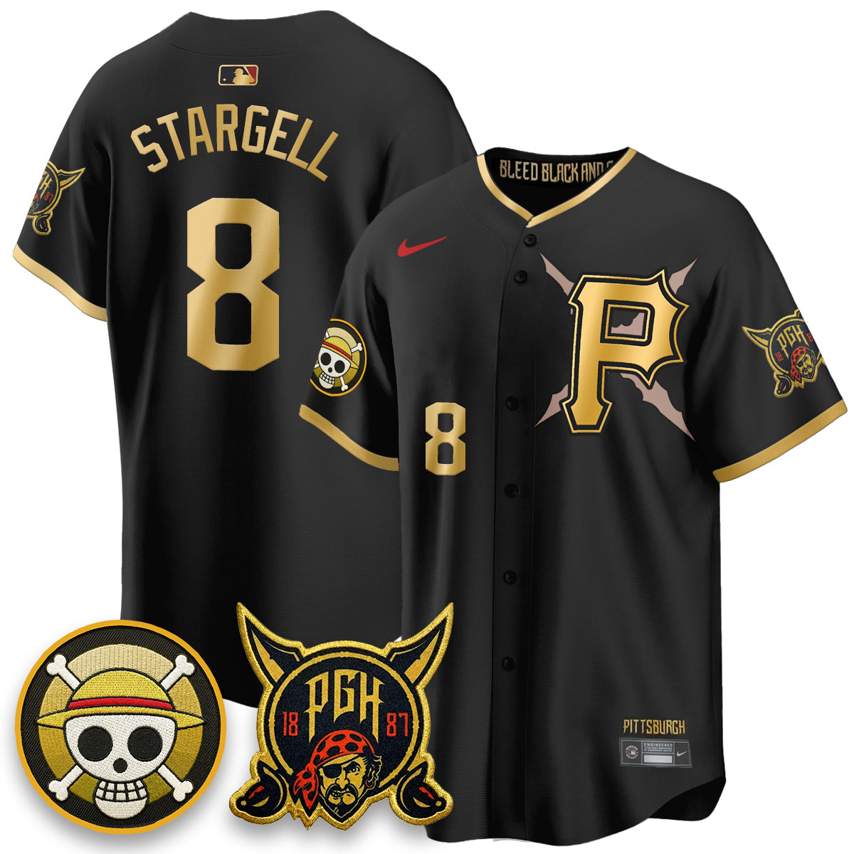 Pittsburgh Pirates 2026 City Connect x OP Vapor Limited Jersey - Stitched