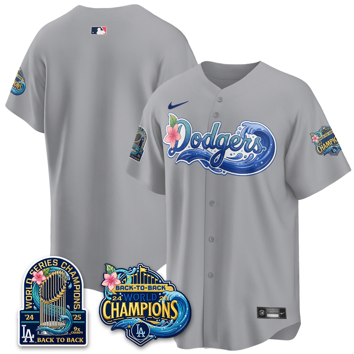 Los Angeles Dodgers Aloha Spirit Vapor Limited Jersey - Stitched-Cuztomshoes