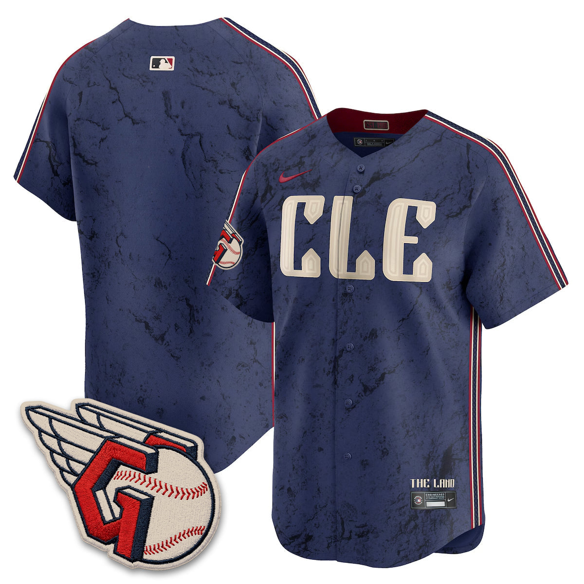 Cleveland Guardians 2026 Black Out Style Limited Vapor Jersey - Stitched