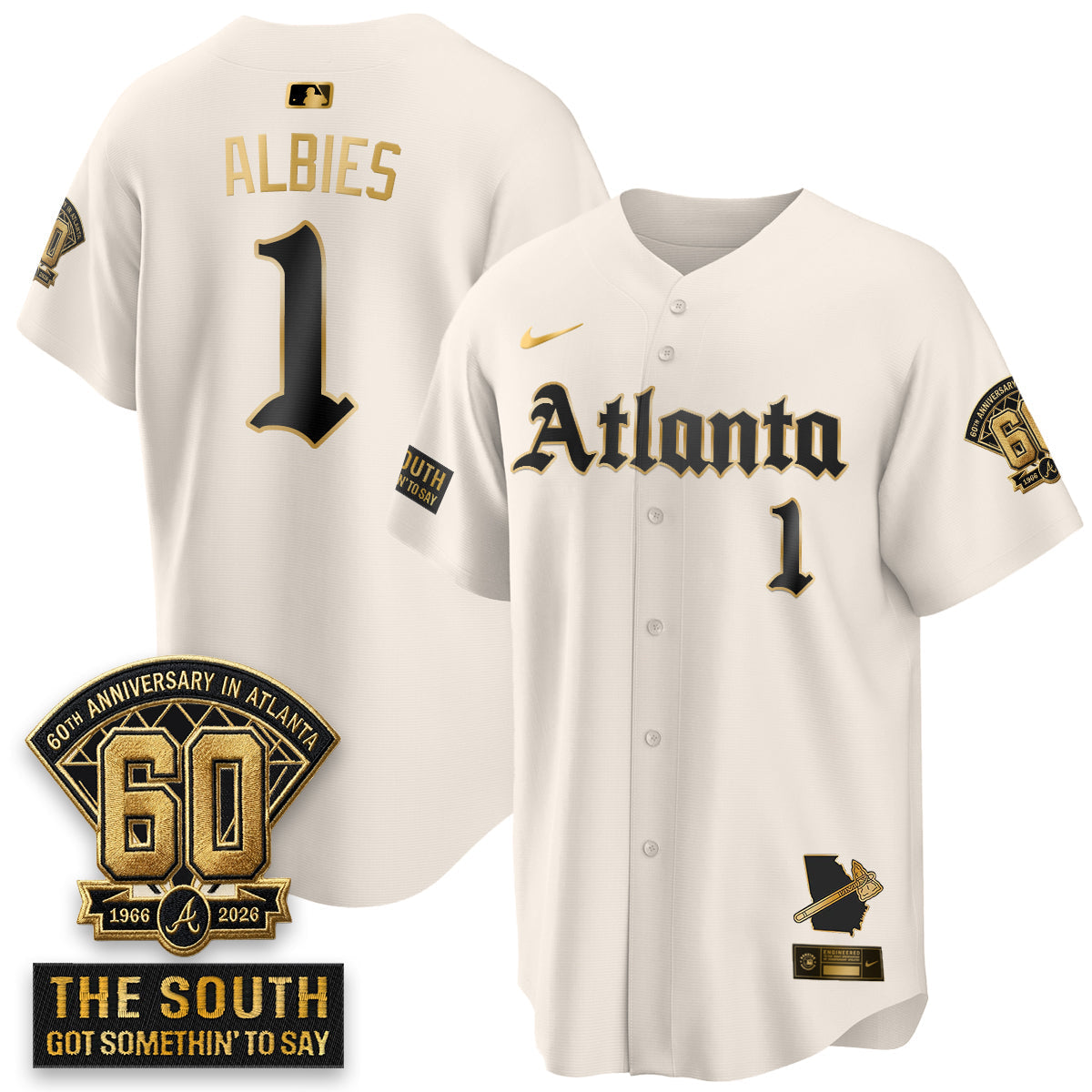 Atlanta Braves 2026 Gothic Edition Vapor Limited Jersey - Stitched V2