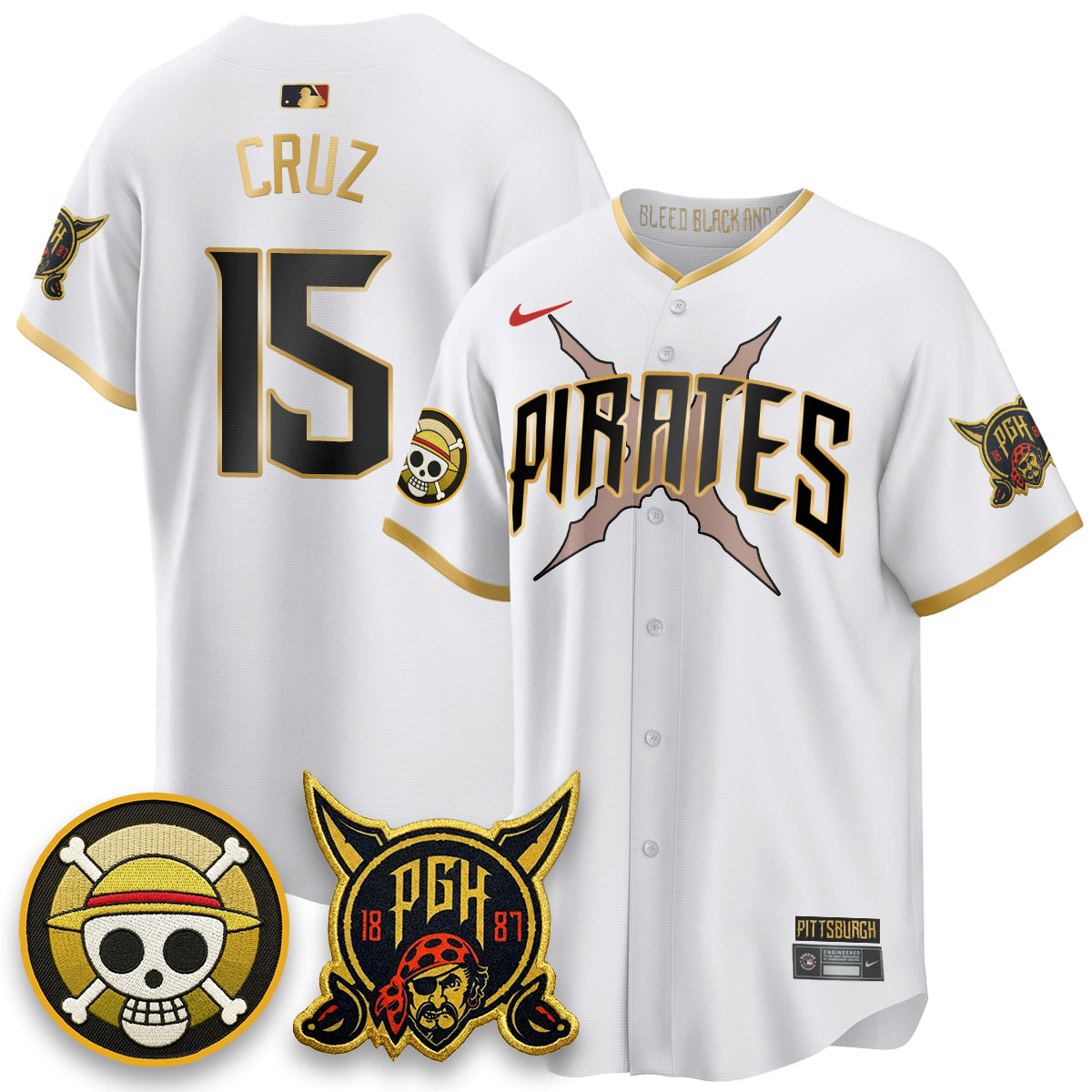 Pittsburgh Pirates 2026 City Connect x OP Vapor Limited Jersey - Stitched