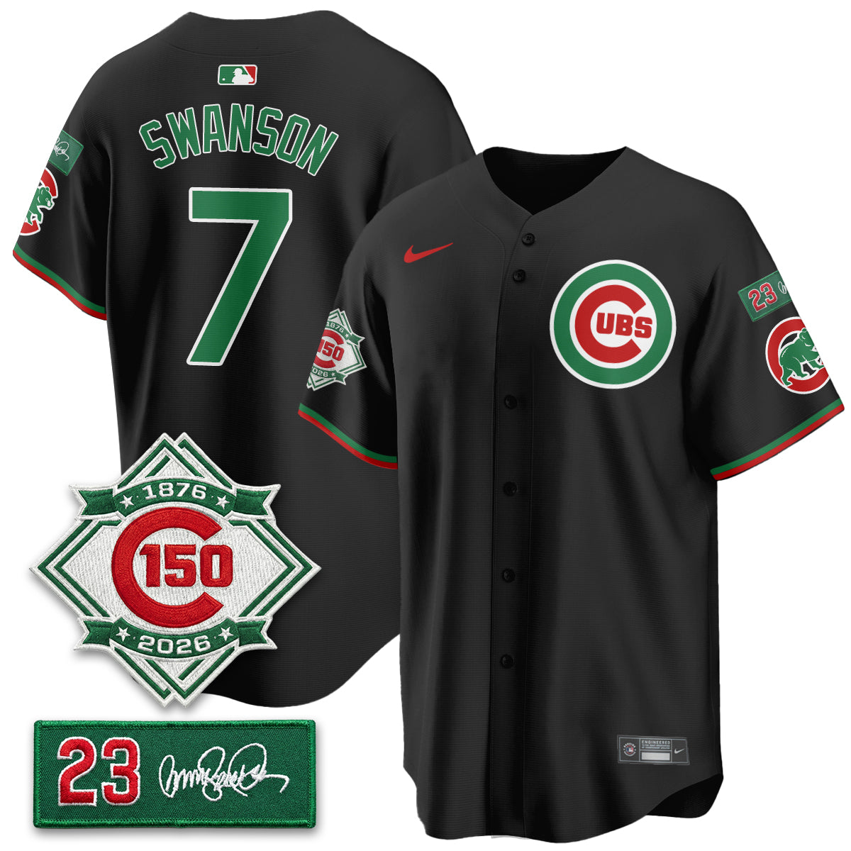 Chicago Cubs Limited Mexico Jersey - 150th Anniversary + Ryne Sandberg Tribute Patch Stitched