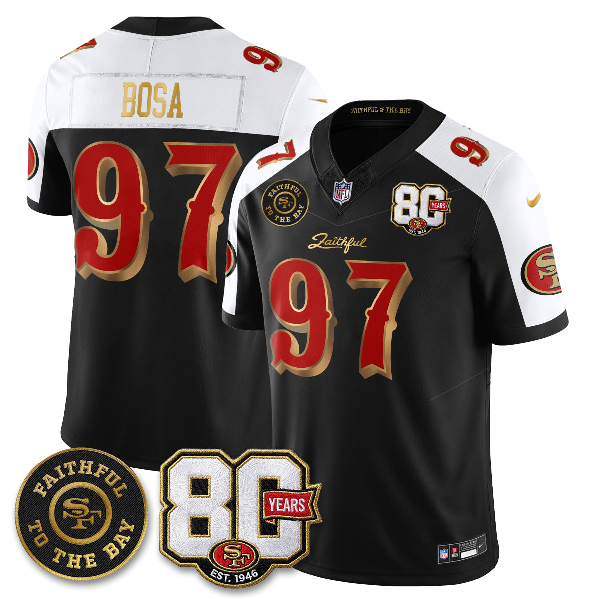 San Francisco Giants “Rivalries” Vapor Limited Jersey - Faithful To The Bay Patch - Stitched