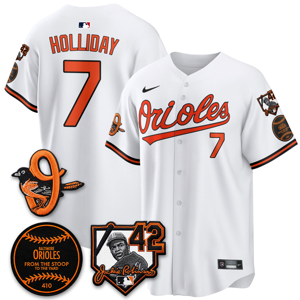 Baltimore Orioles 2026 Jackie Robinson Day Vapor Limited Jersey - Stitched-Cuztomshoes