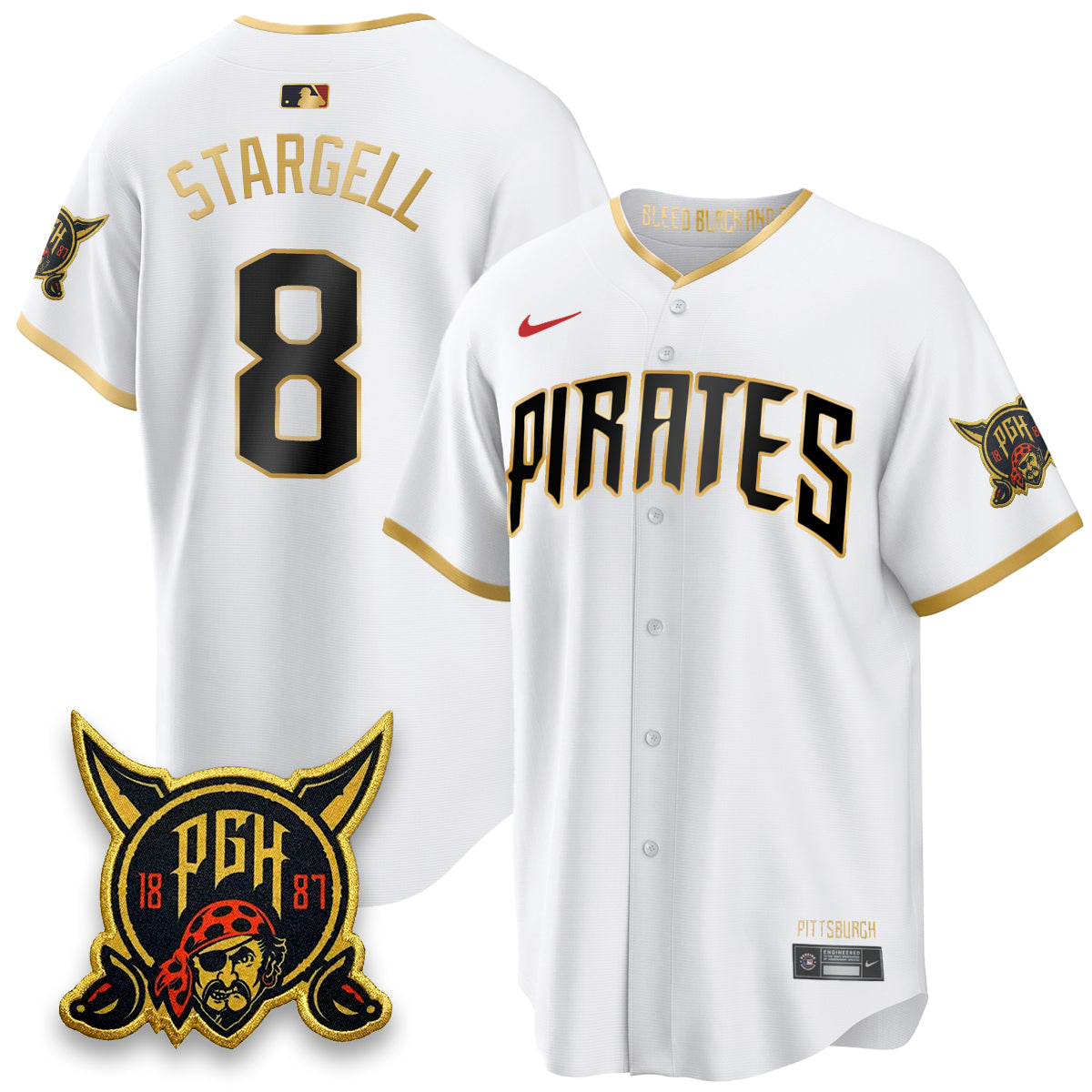 Pittsburgh Pirates 2026 City Connect Vapor Limited Jersey - Stitched