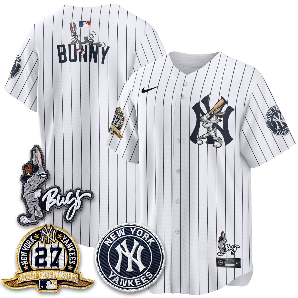 New York Yankees Bunny Vapor Limited Jersey - Stitched