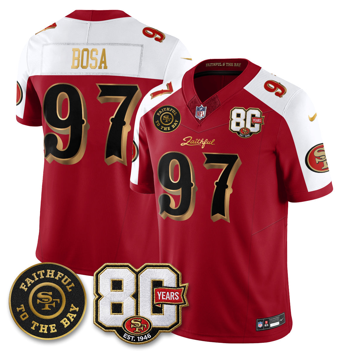 San Francisco Giants “Rivalries” Vapor Limited Jersey - Faithful To The Bay Patch - Stitched