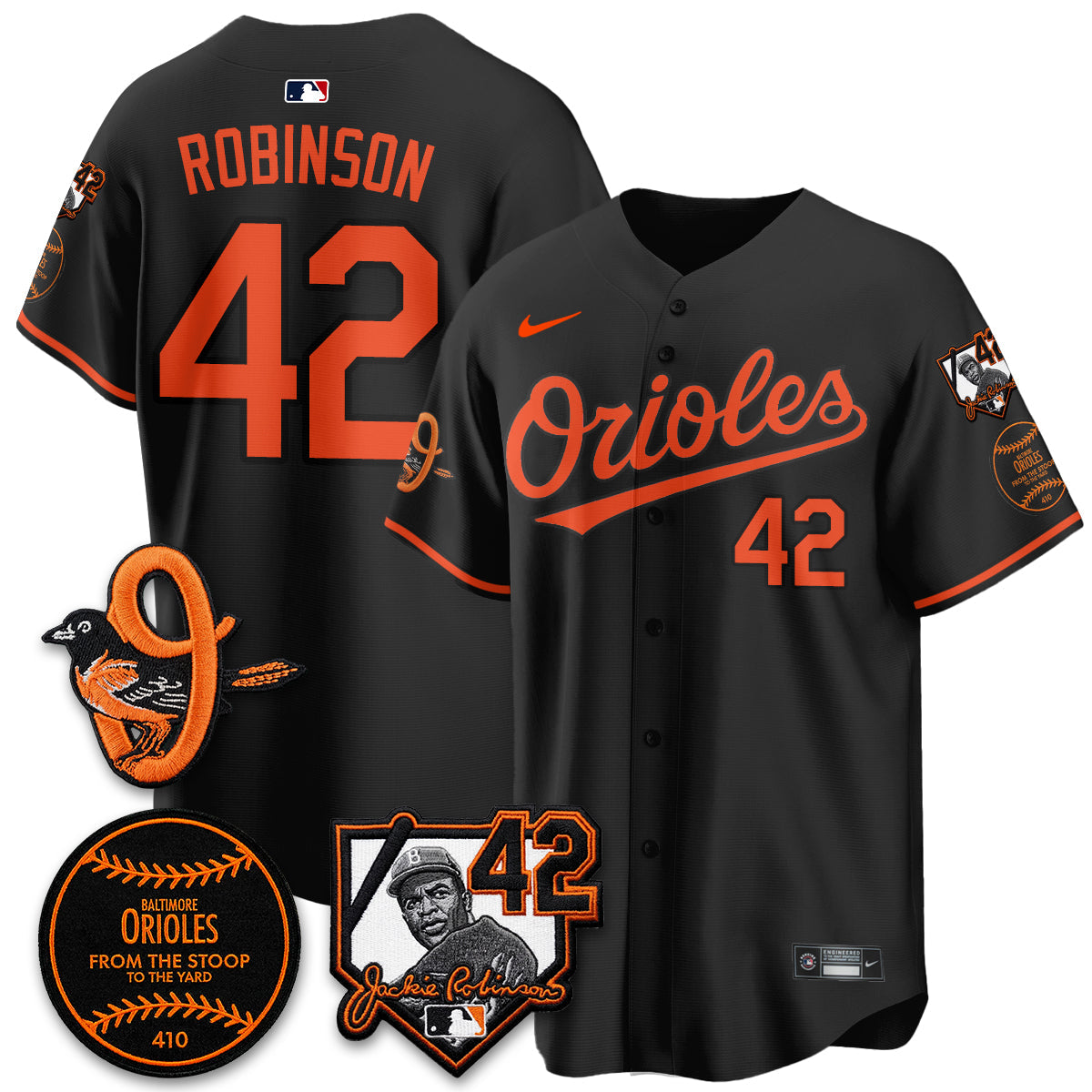 Baltimore Orioles 2026 Jackie Robinson Day Vapor Limited Jersey - Stitched-Cuztomshoes
