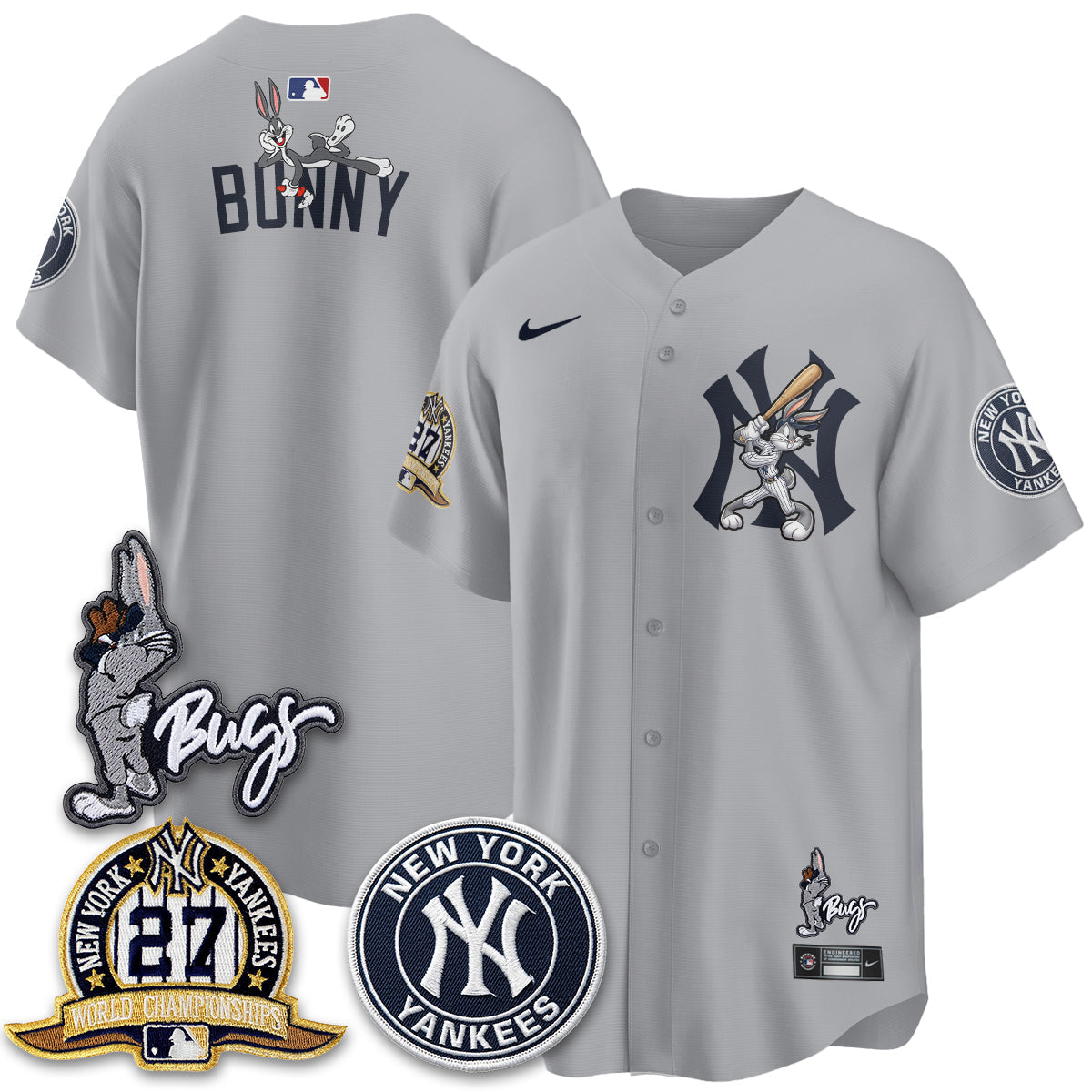New York Yankees Bunny Vapor Limited Jersey - Stitched