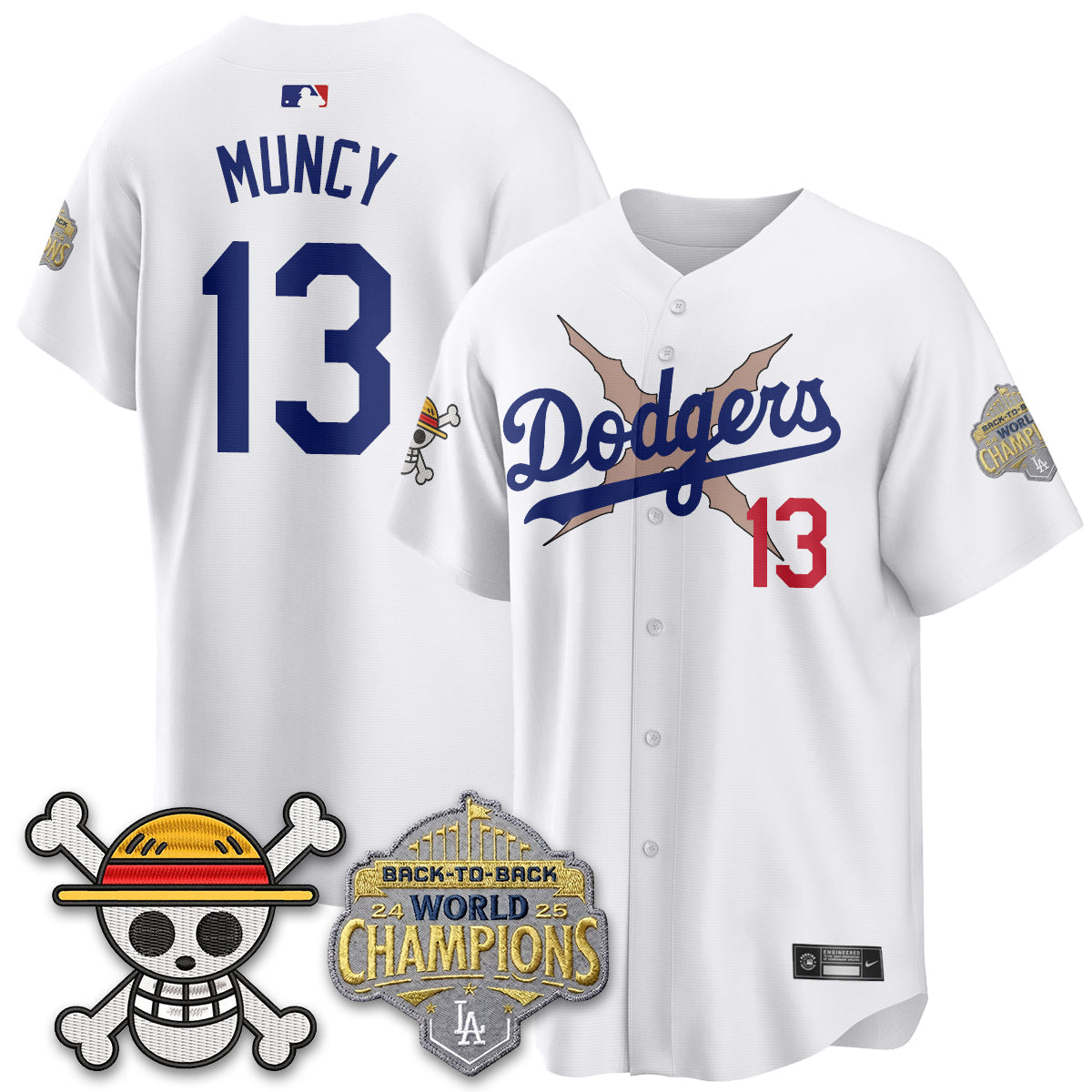Los Angeles Dodgers x OP Vapor Jersey -Stitched V2-Cuztomshoes