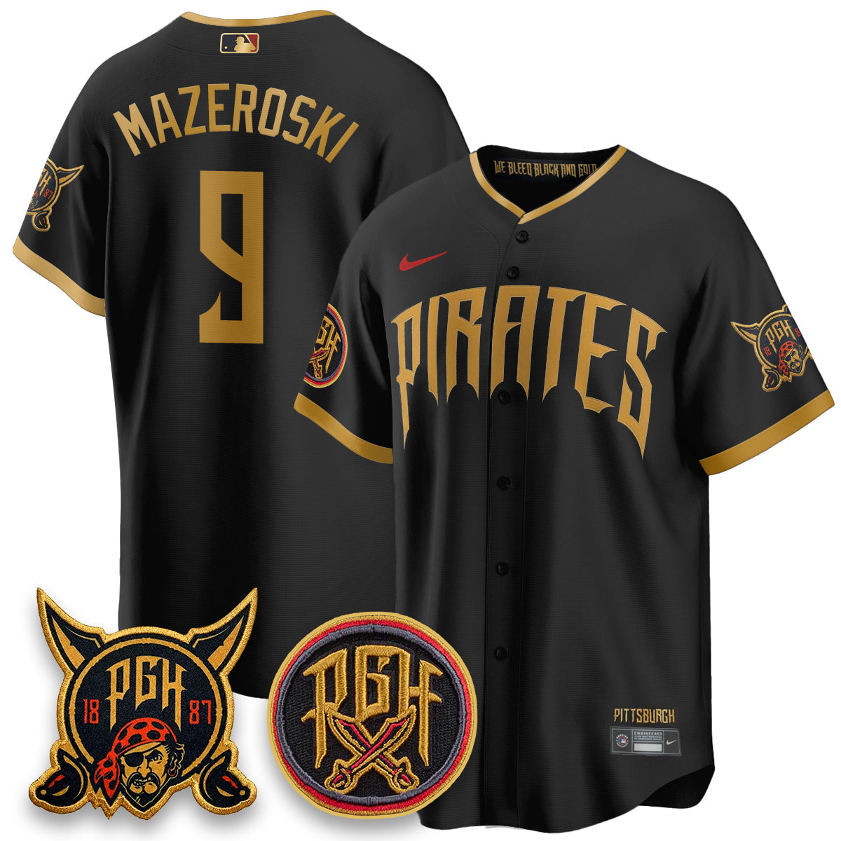 Pittsburgh Pirates 2026 City Connect Vapor Premier Limited Jersey - Stitched