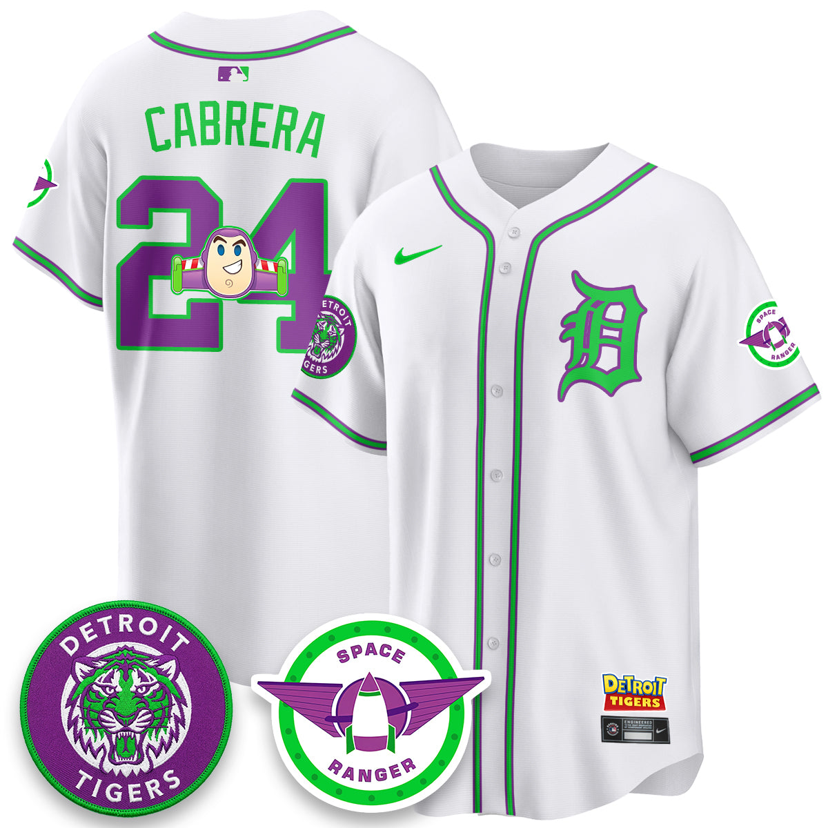Detroit Tigers 2026 Space Ranger Edition Vapor Limited Jersey - Stitched