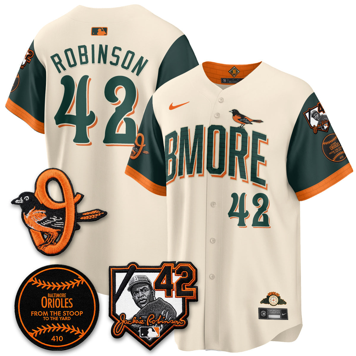 Baltimore Orioles 2026 Jackie Robinson Day Vapor Limited Jersey - Stitched-Cuztomshoes