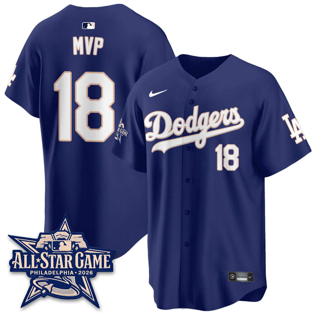 Los Angeles Dodgers All Star Game 2026 Vapor Jersey - Stitched-Cuztomshoes