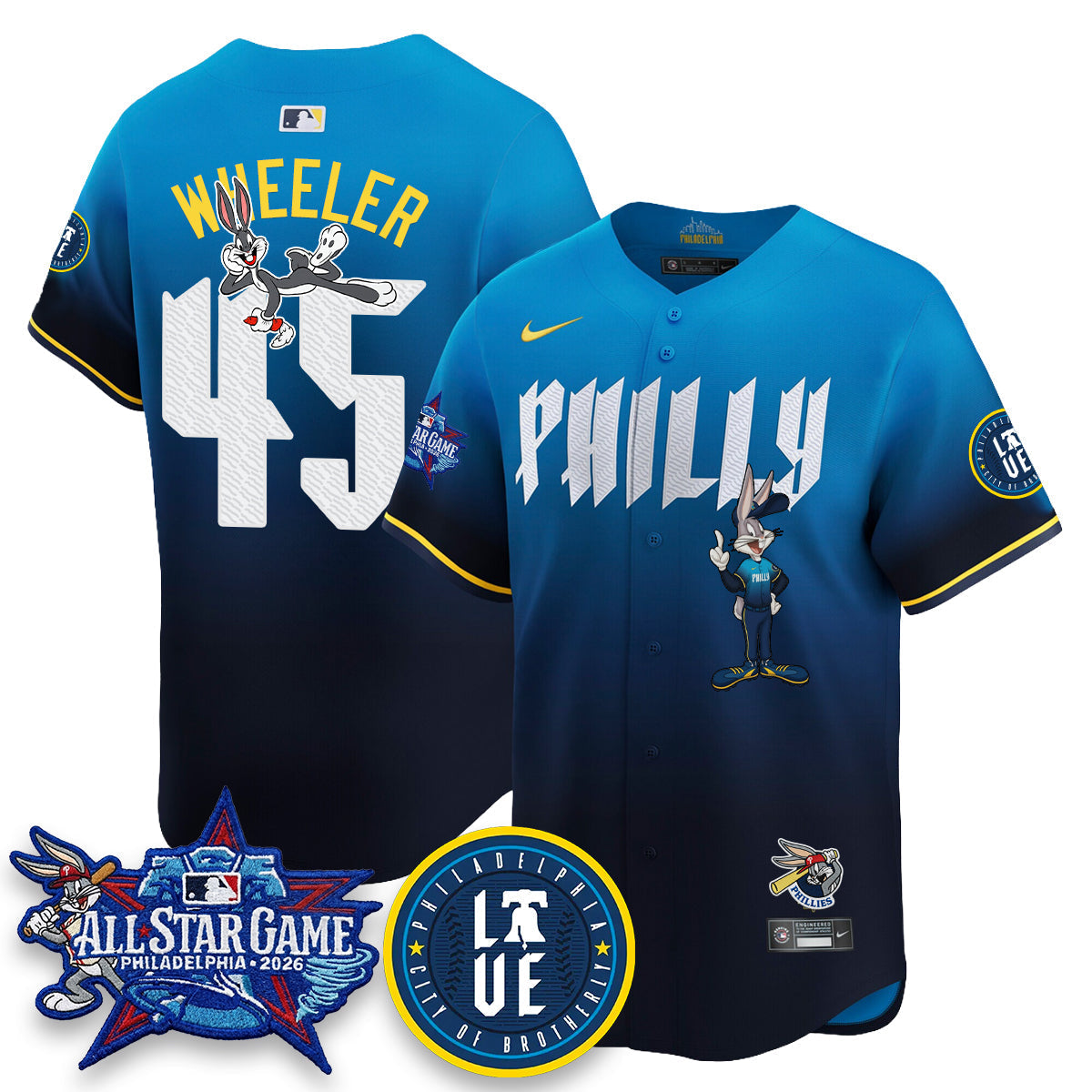 Philadelphia Phillies x Bunny Vapor Premier Limited Jersey - Stitched