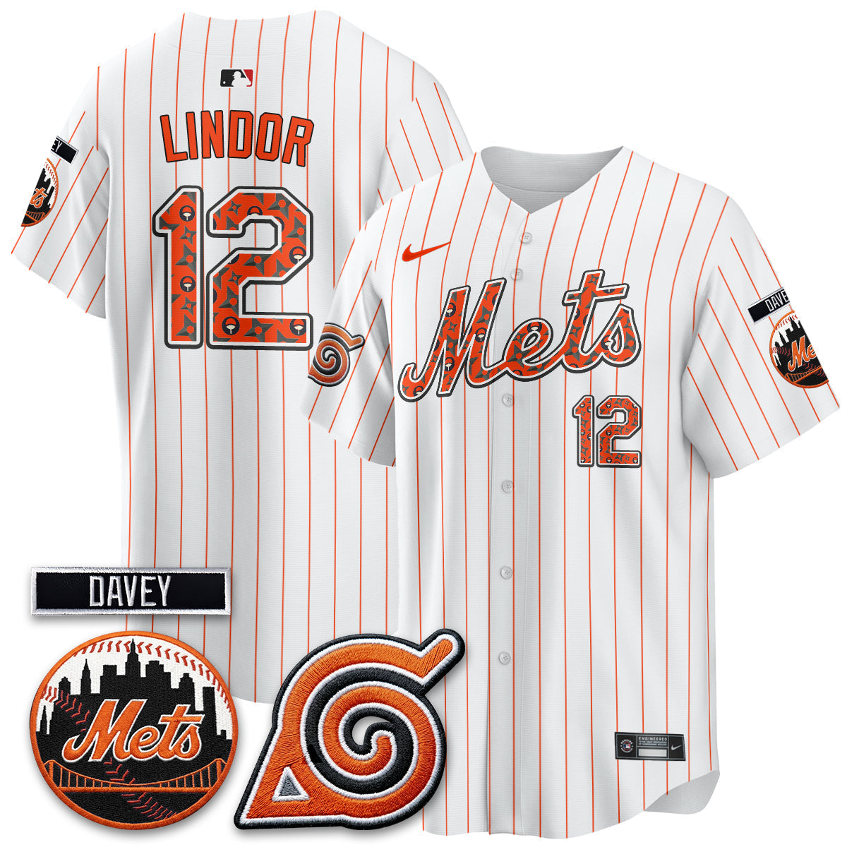 New York Mets x Naruto Nights 2026 Vapor Limited Jersey - Stitched V2