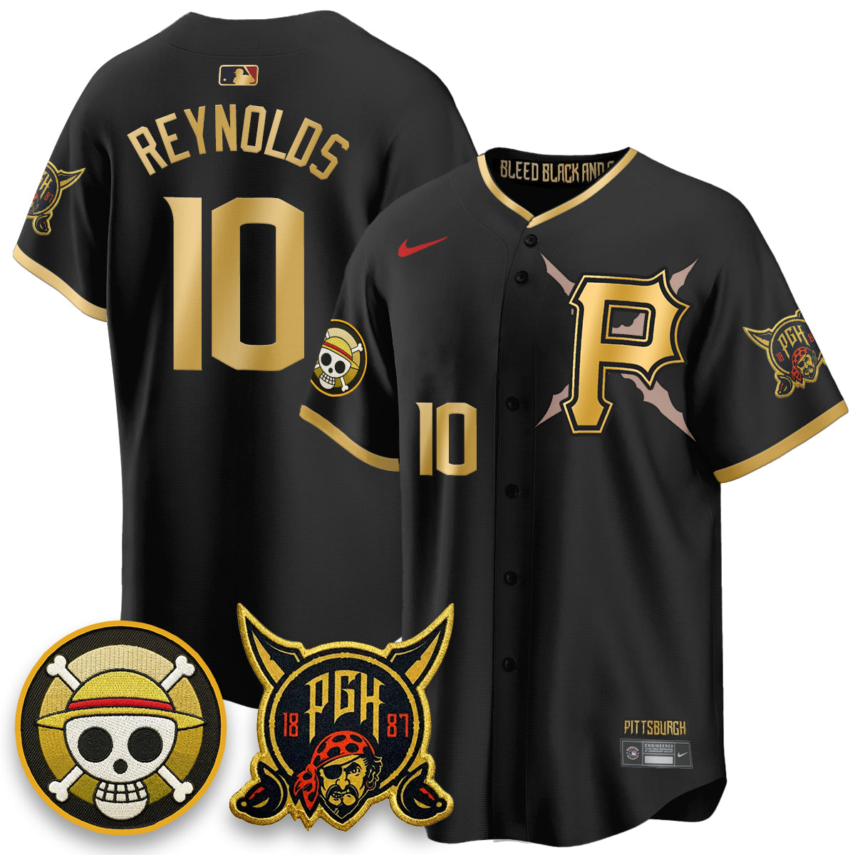 Pittsburgh Pirates 2026 City Connect x OP Vapor Limited Jersey - Stitched