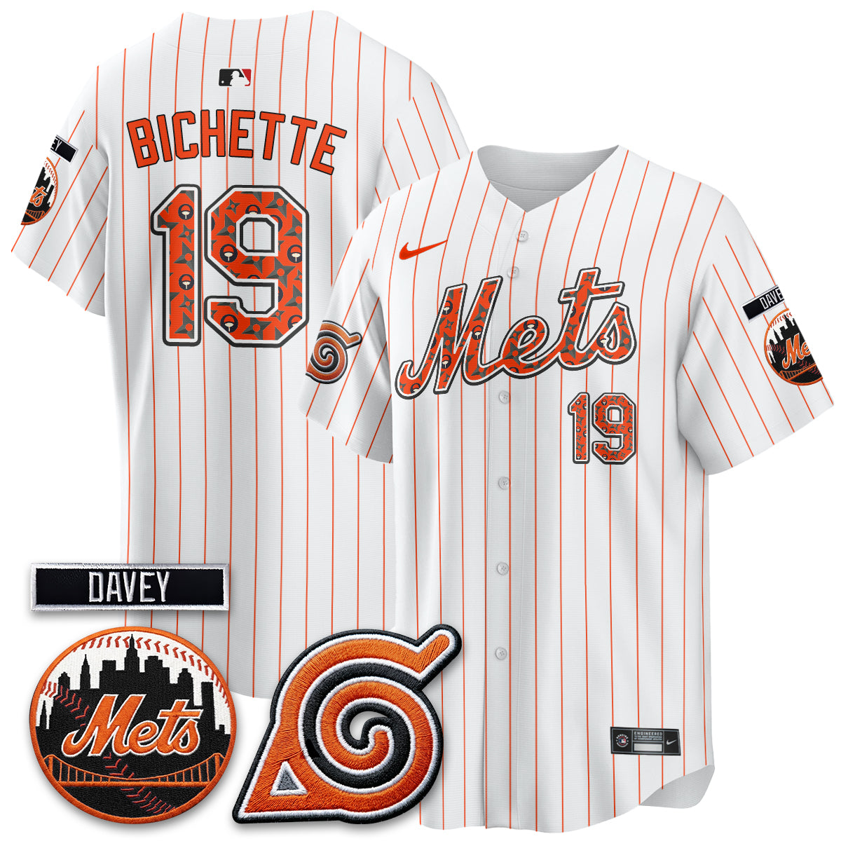 New York Mets x Naruto Nights 2026 Vapor Limited Jersey - Stitched V2