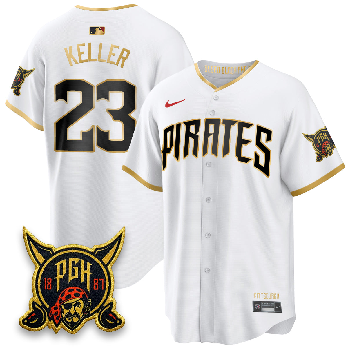 Pittsburgh Pirates 2026 City Connect Vapor Limited Jersey - Stitched