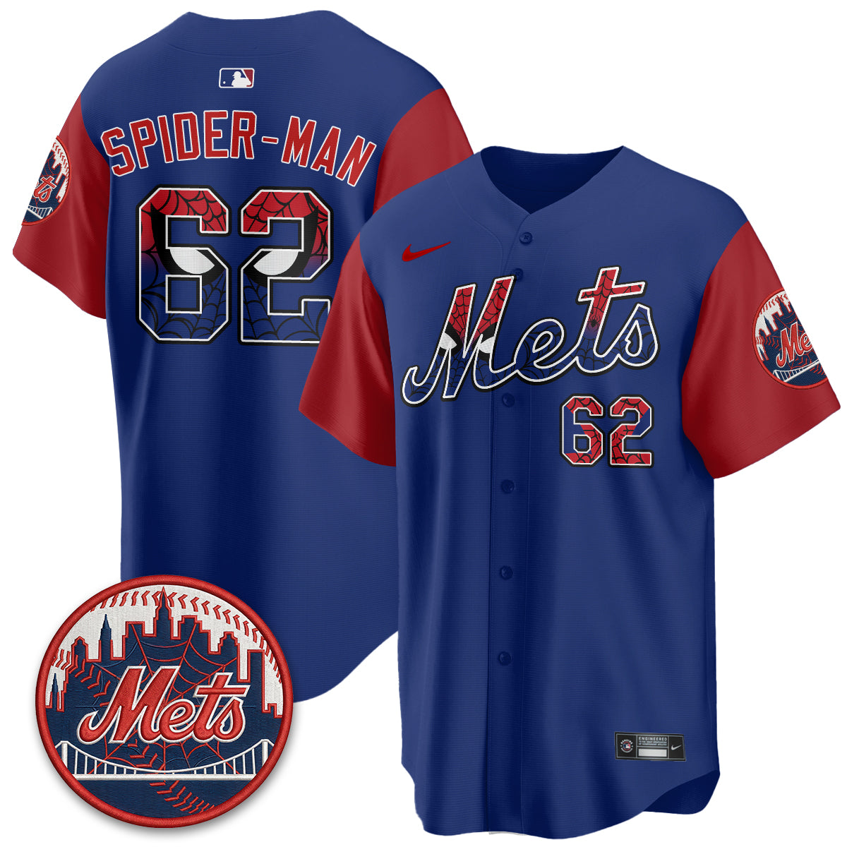 New York Mets x Web-Head Vapor Premier Limited Jersey - Stitched V2