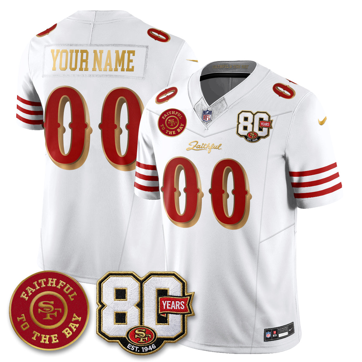 San Francisco Giants “Rivalries” Vapor Limited Custom Jersey - Faithful To The Bay Patch - Stitched