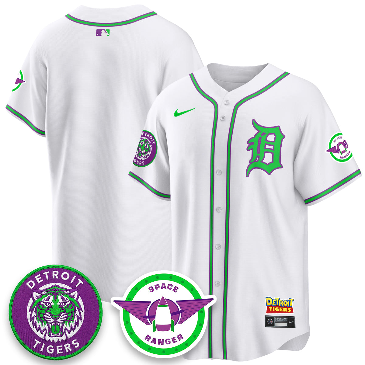 Detroit Tigers 2026 Space Ranger Edition Vapor Limited Jersey - Stitched