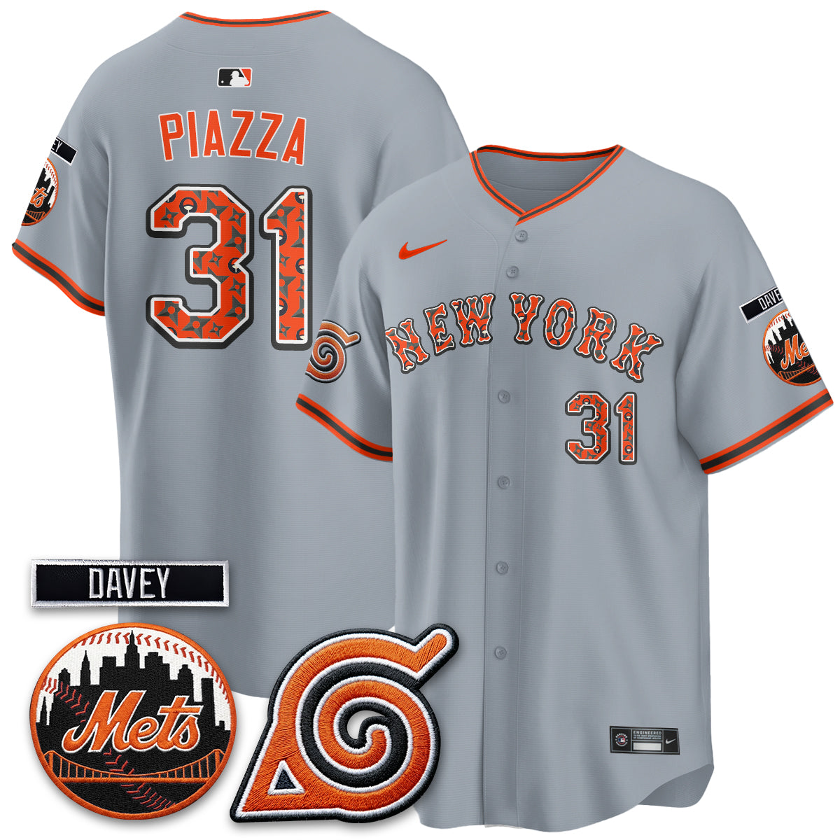 New York Mets x Naruto Nights 2026 Vapor Limited Jersey - Stitched V2