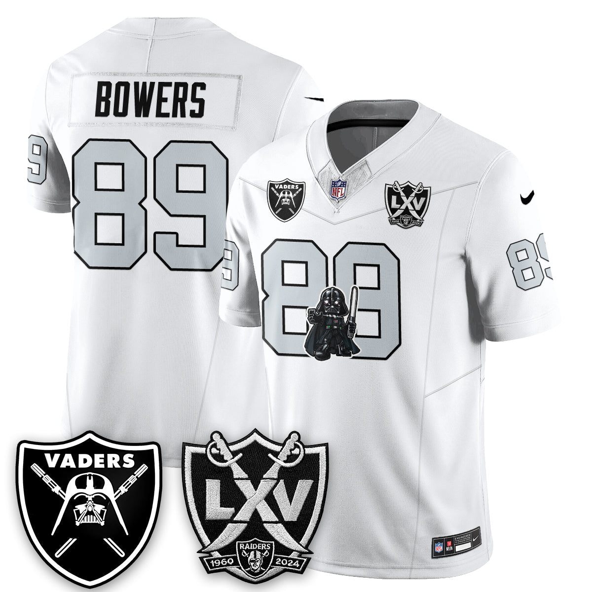 Las Vegas Raiders x Dark Lord Edition Vapor Jersey - Stitched