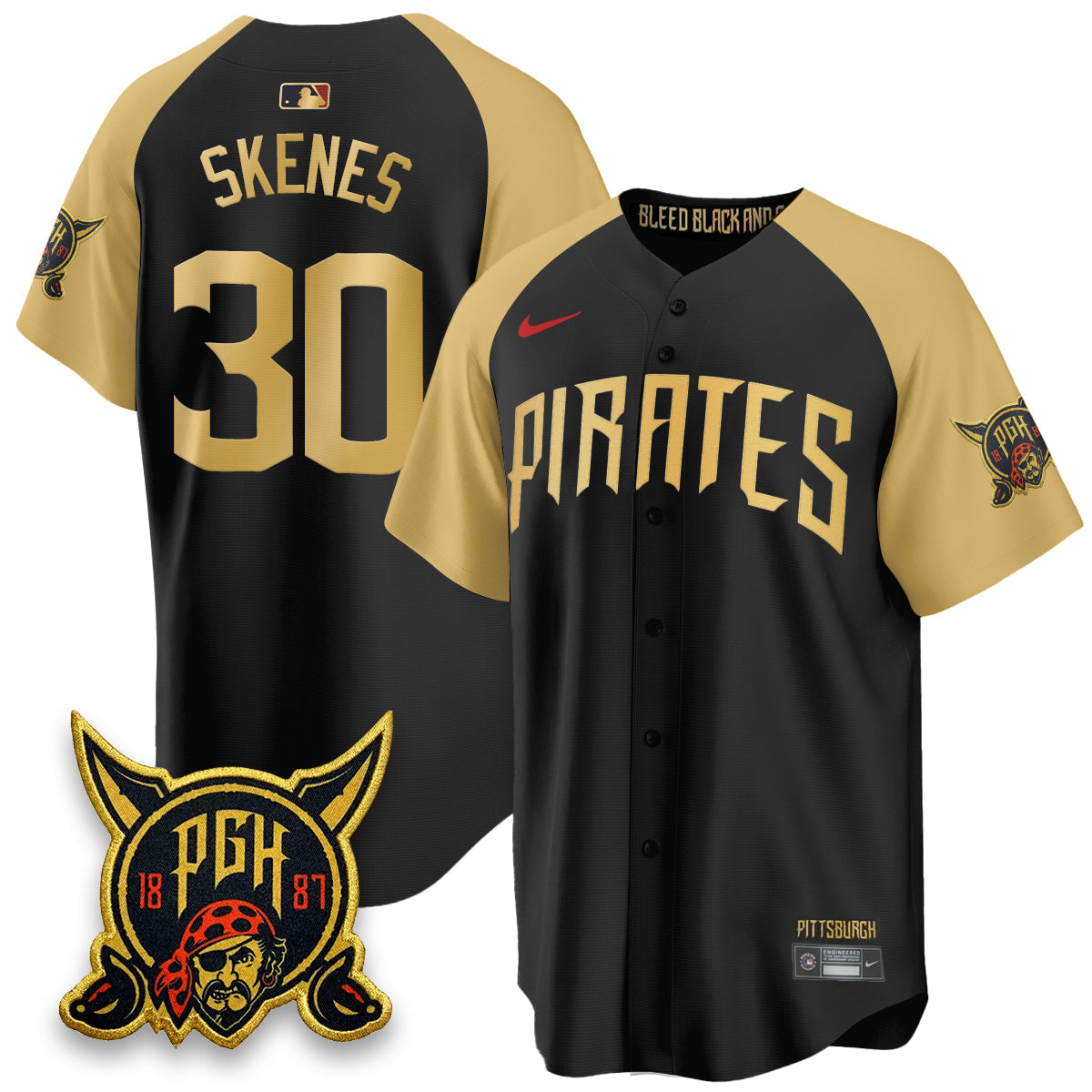 Pittsburgh Pirates 2026 City Connect Vapor Limited Jersey - Stitched