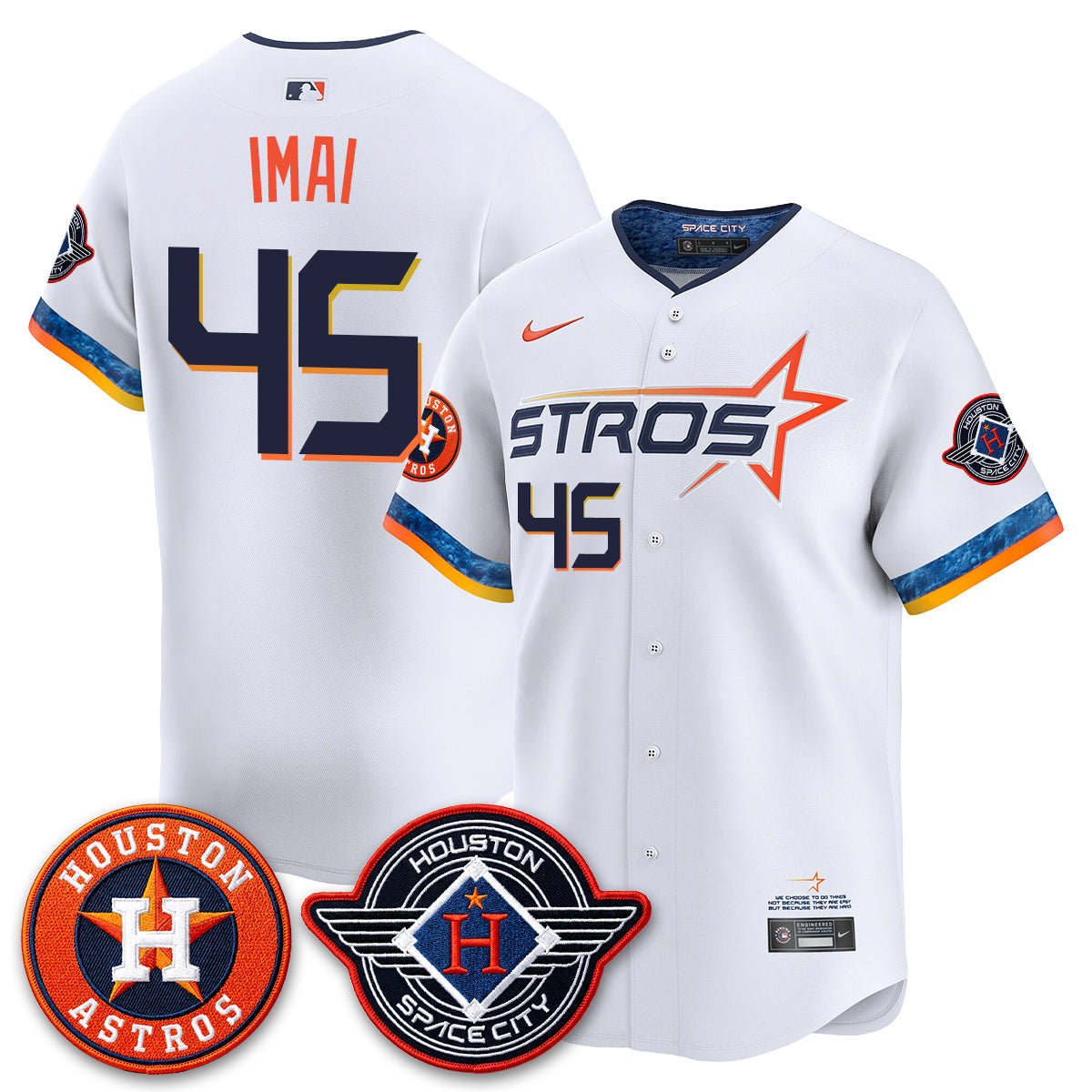 Houston Astros 2026 Space City Vapor Limited Jersey - Stitched-Cuztomshoes