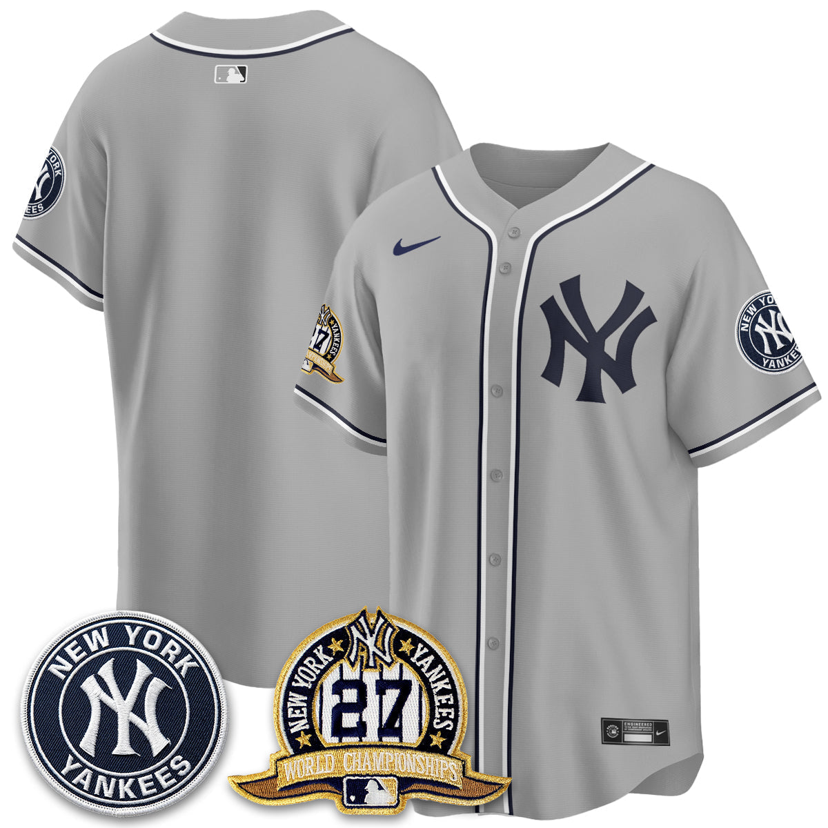 New York Yankees 2026 Black Out Style Vapor Limited Jersey - Stitched