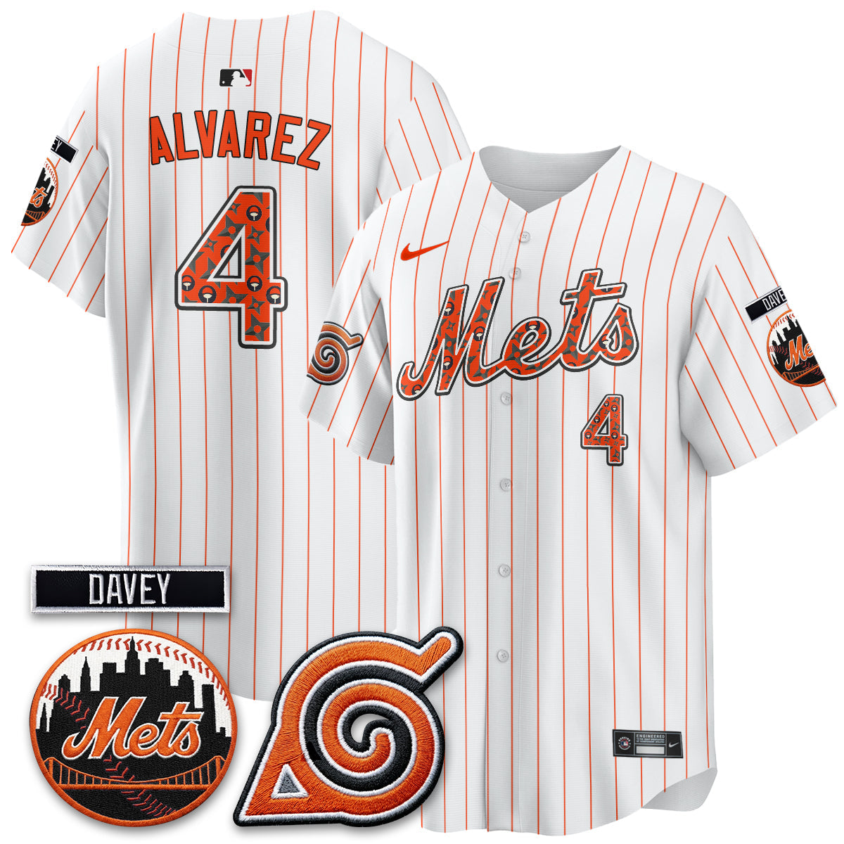 New York Mets x Naruto Nights 2026 Vapor Limited Jersey - Stitched V2