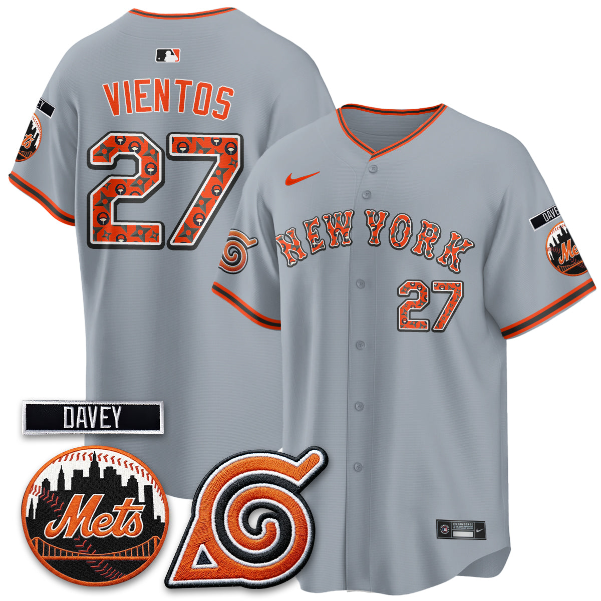 New York Mets x Naruto Nights 2026 Vapor Limited Jersey - Stitched V2