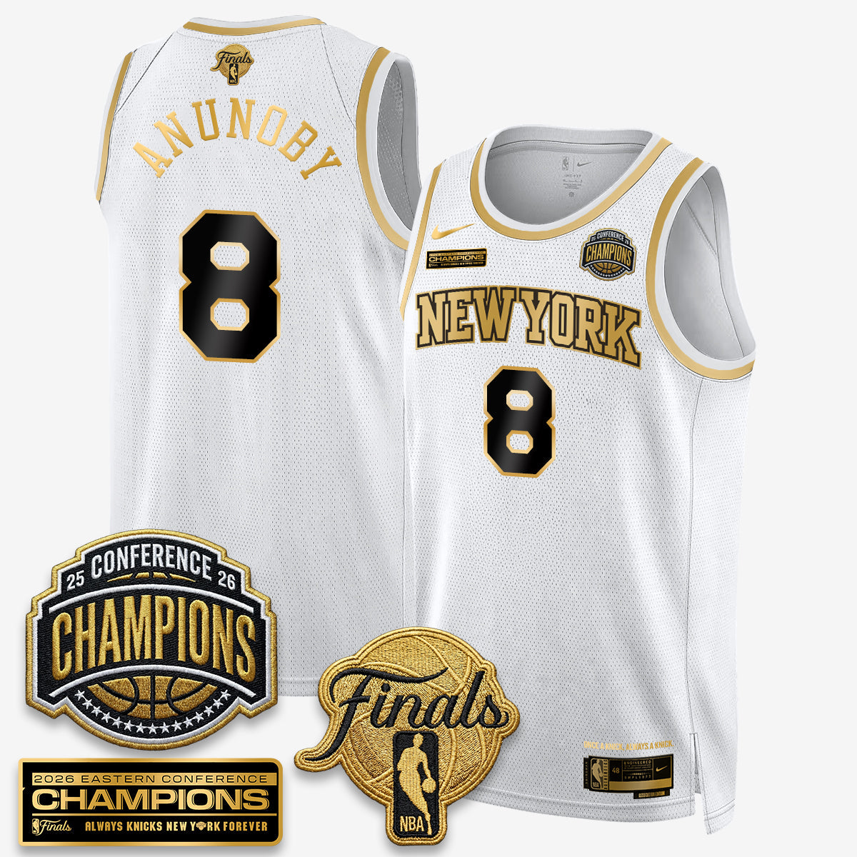 New York Knicks 2026 Basketball Eastern Conference Champions Vapor Special Edition Jersey - Stitched-Cuztomshoes