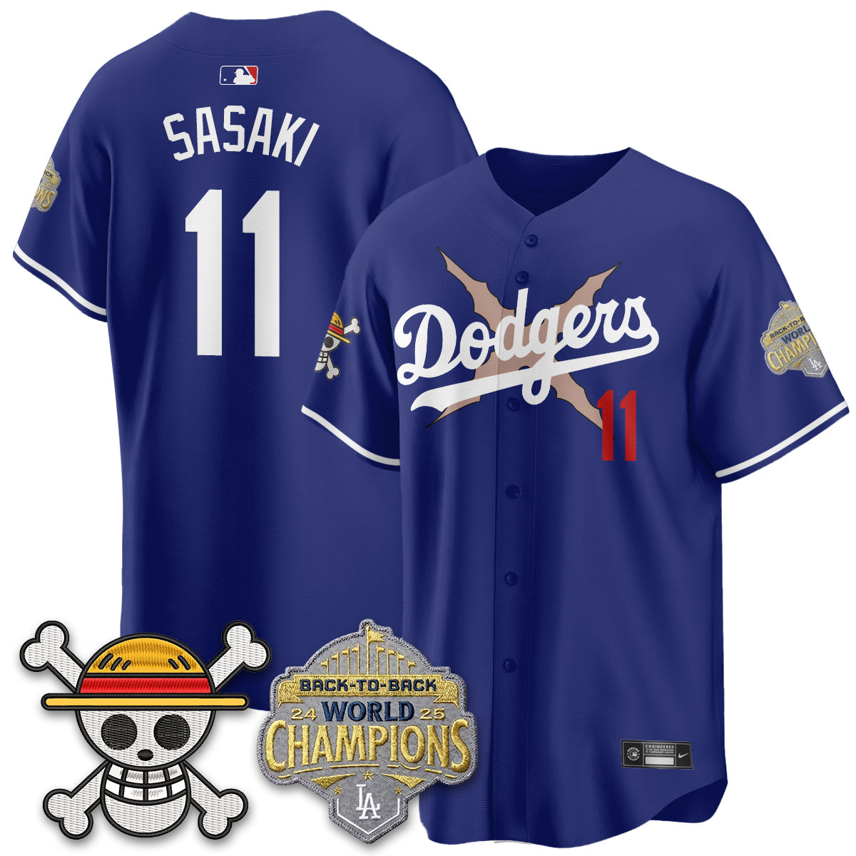 Los Angeles Dodgers x OP Vapor Jersey -Stitched V2-Cuztomshoes