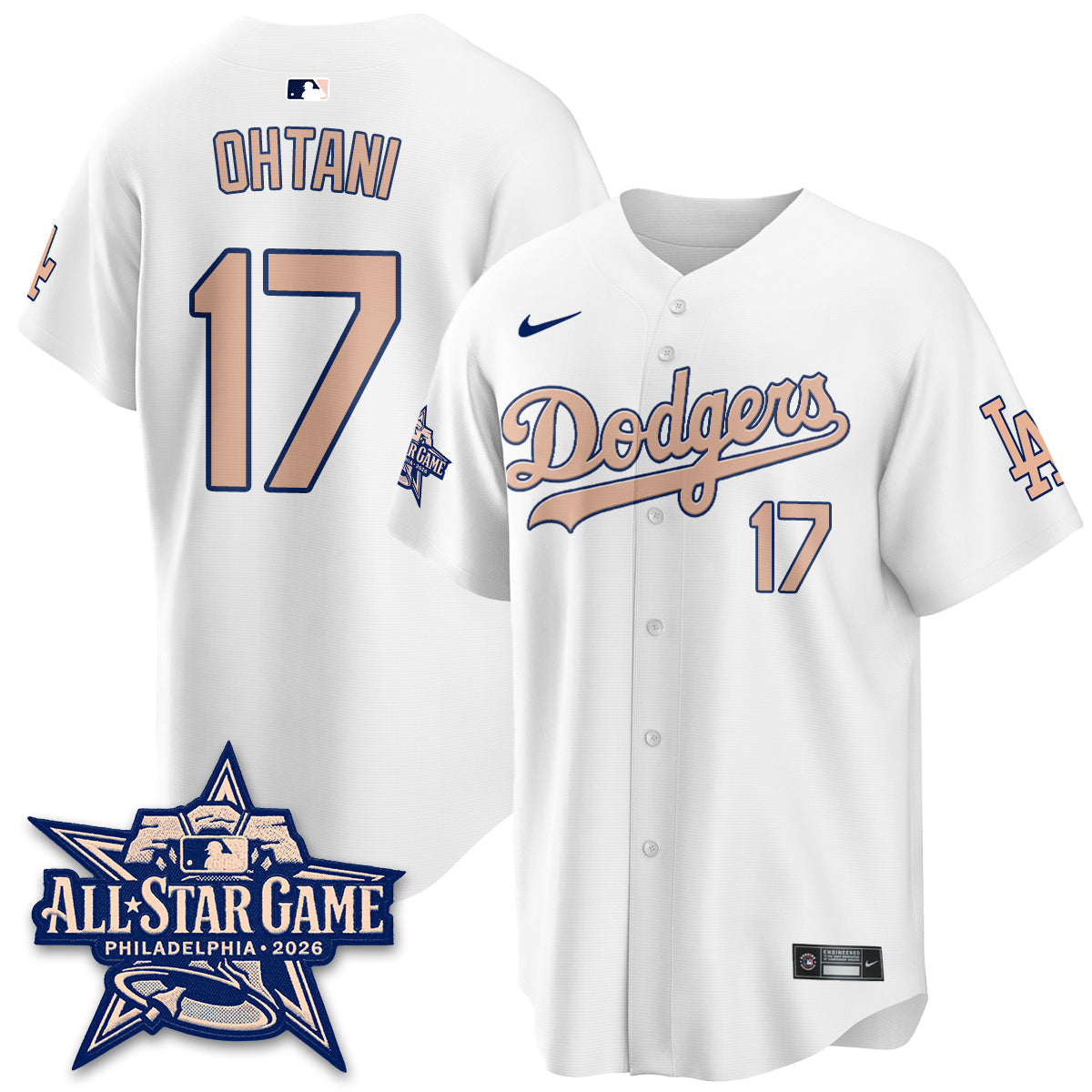 Los Angeles Dodgers All Star Game 2026 Vapor Jersey - Stitched-Cuztomshoes