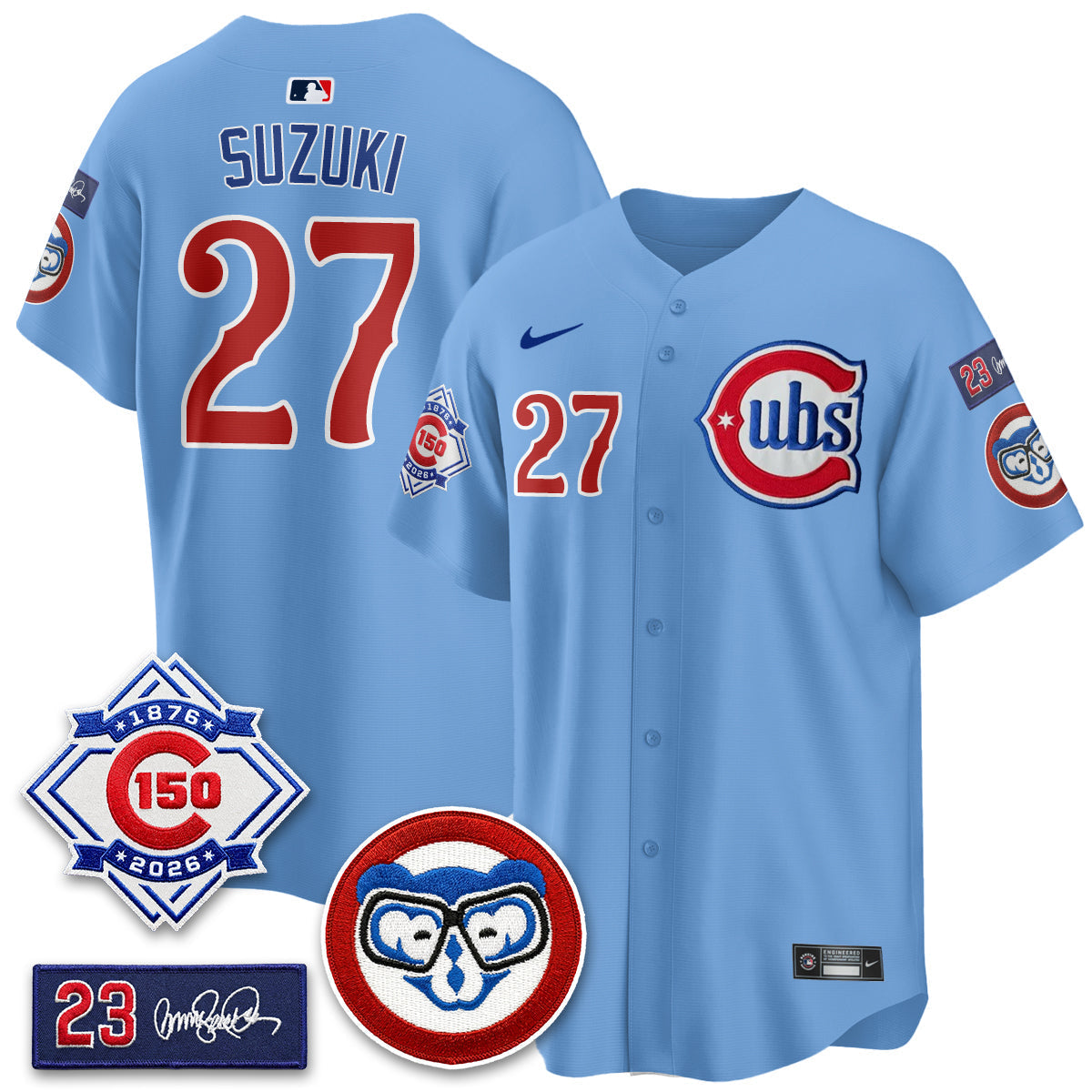 Chicago Cubs 150th Anniversary Holy Cow Vapor Premier Limited Jersey - Stitched